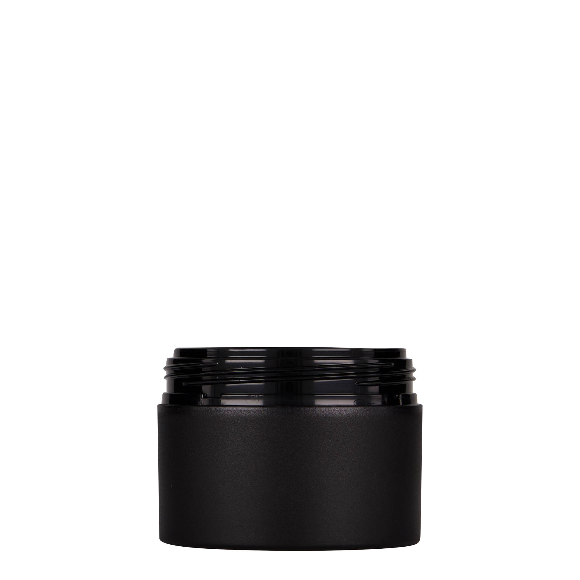 100 ml kunststofpot 'Antonella', PP, zwart, opening: schroefdop