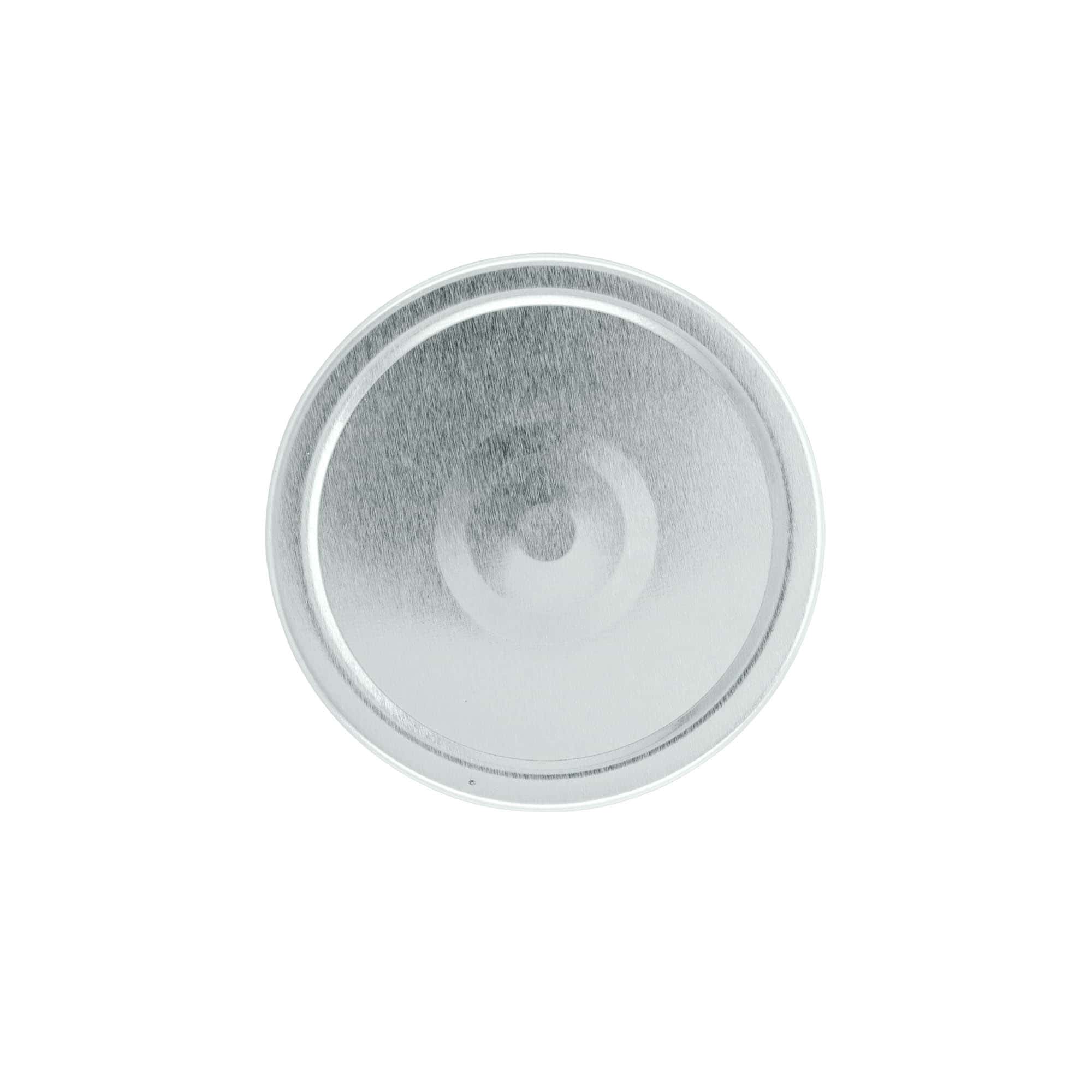 Deep-Twist-Off-sluiting, blik, zilver, voor opening: Deep-TO 82