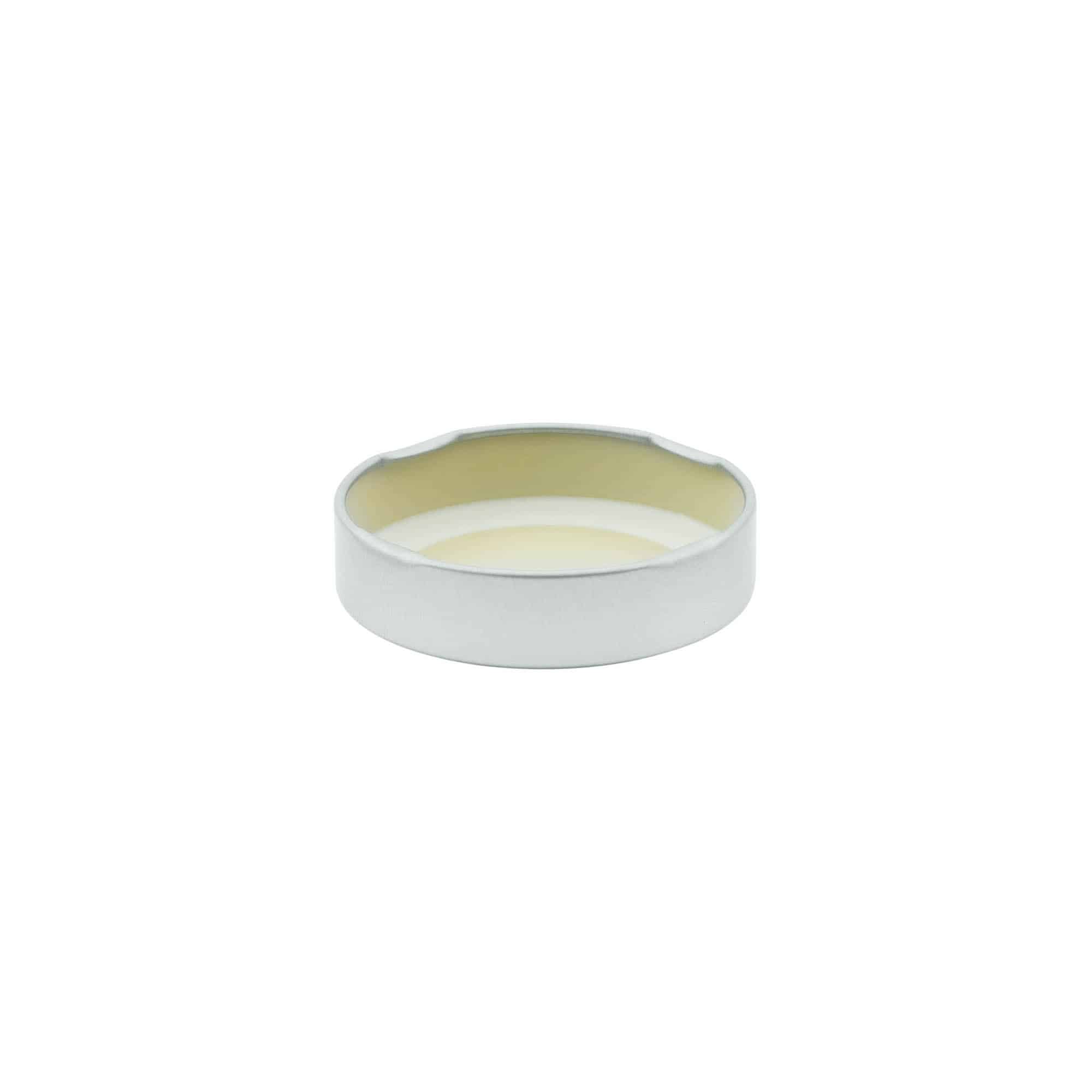 Deep-Twist-Off-sluiting, witblik, zilver, voor monding: Deep-TO 58
