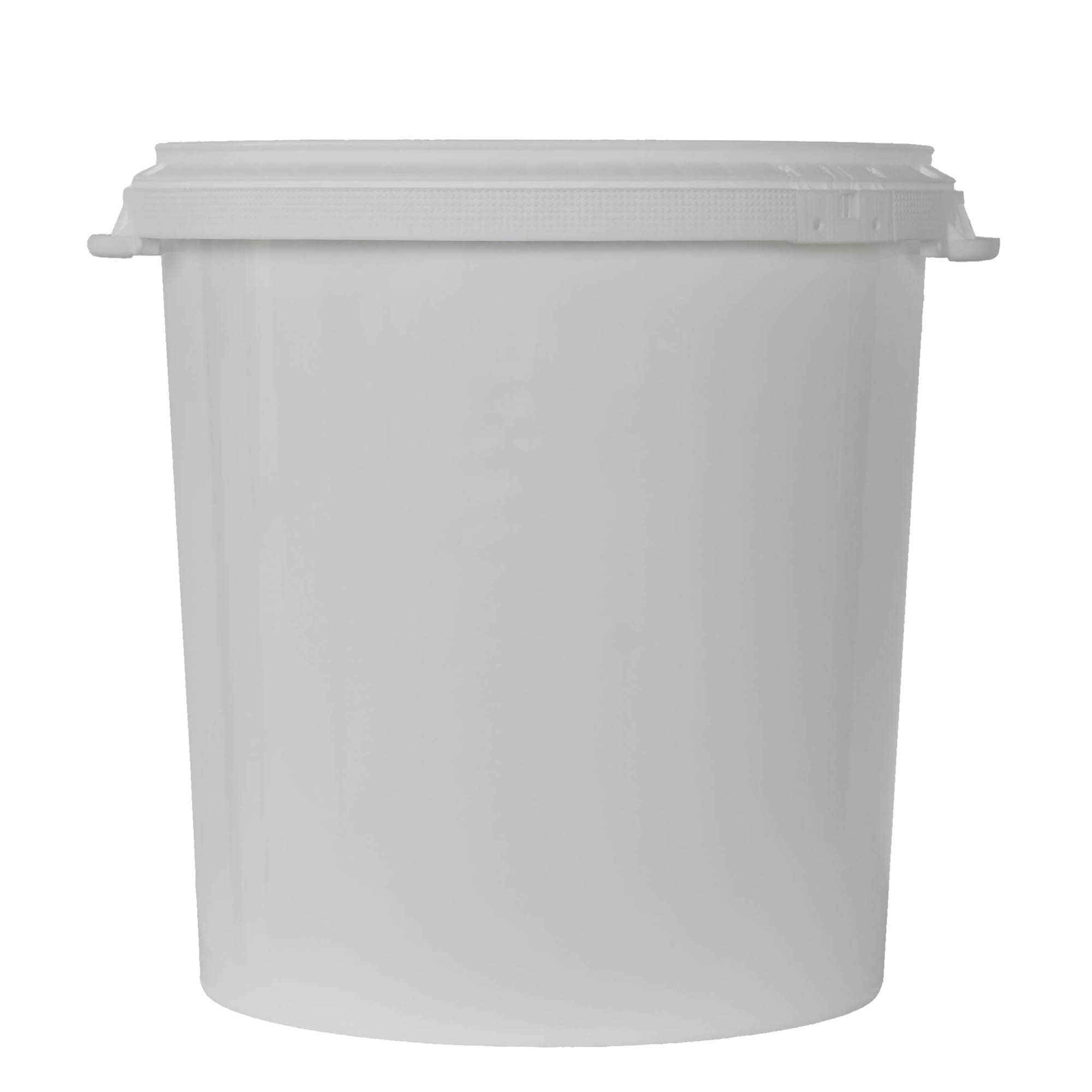 30 l emmer, PP-kunststof, wit