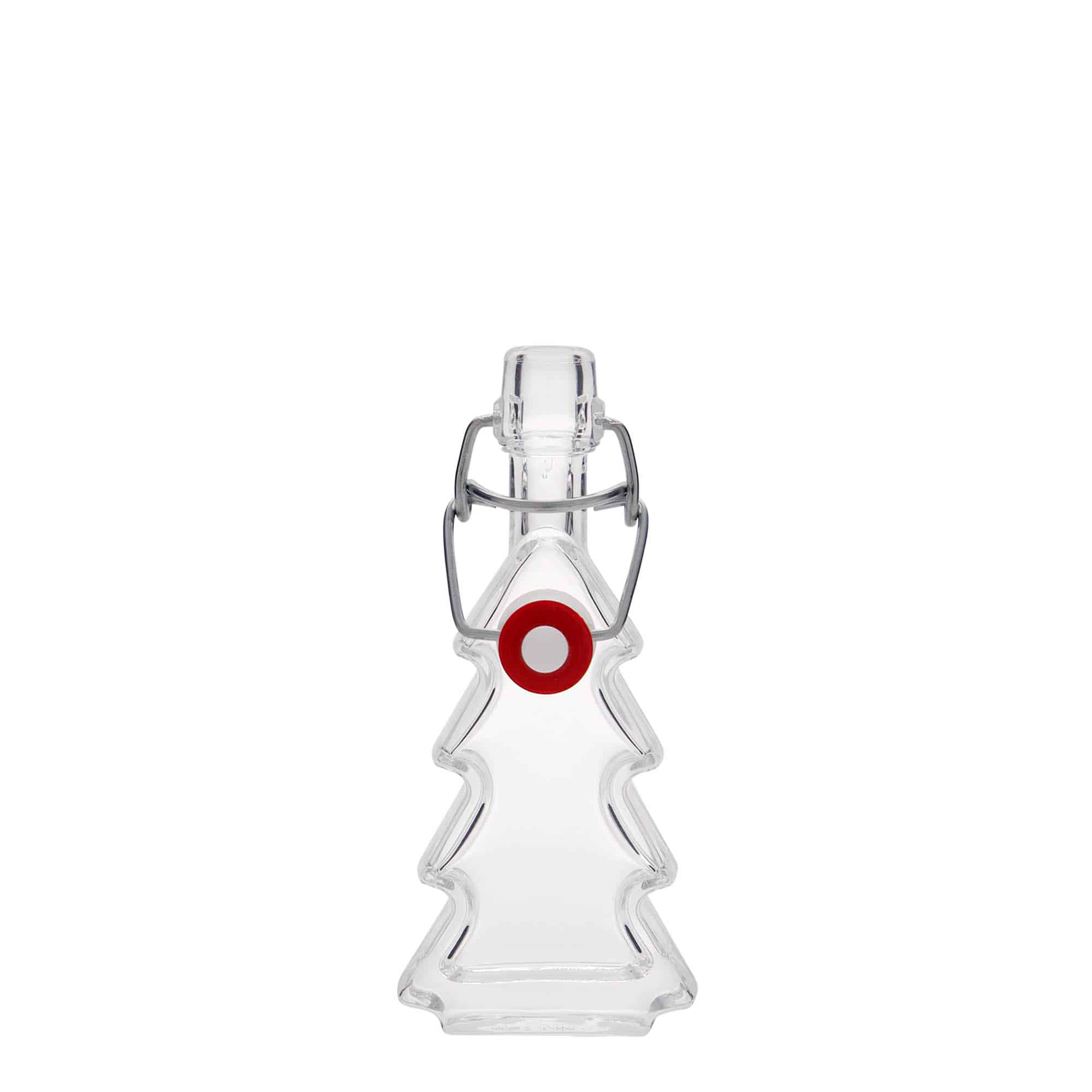 Glazen fles 'Dennenboom', 40 ml, monding: beugelsluiting Glazen fles 'Dennenboom', 40 ml, monding: beugelsluiting