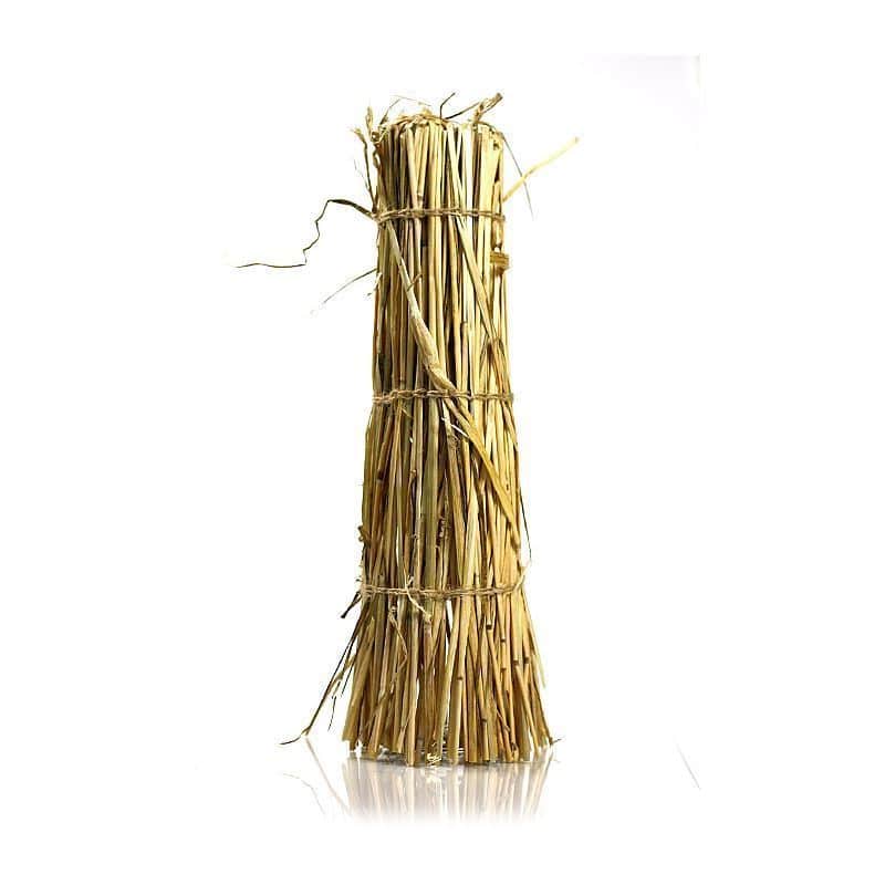 Flessendecoratie stro, beige Flessendecoratie stro, beige