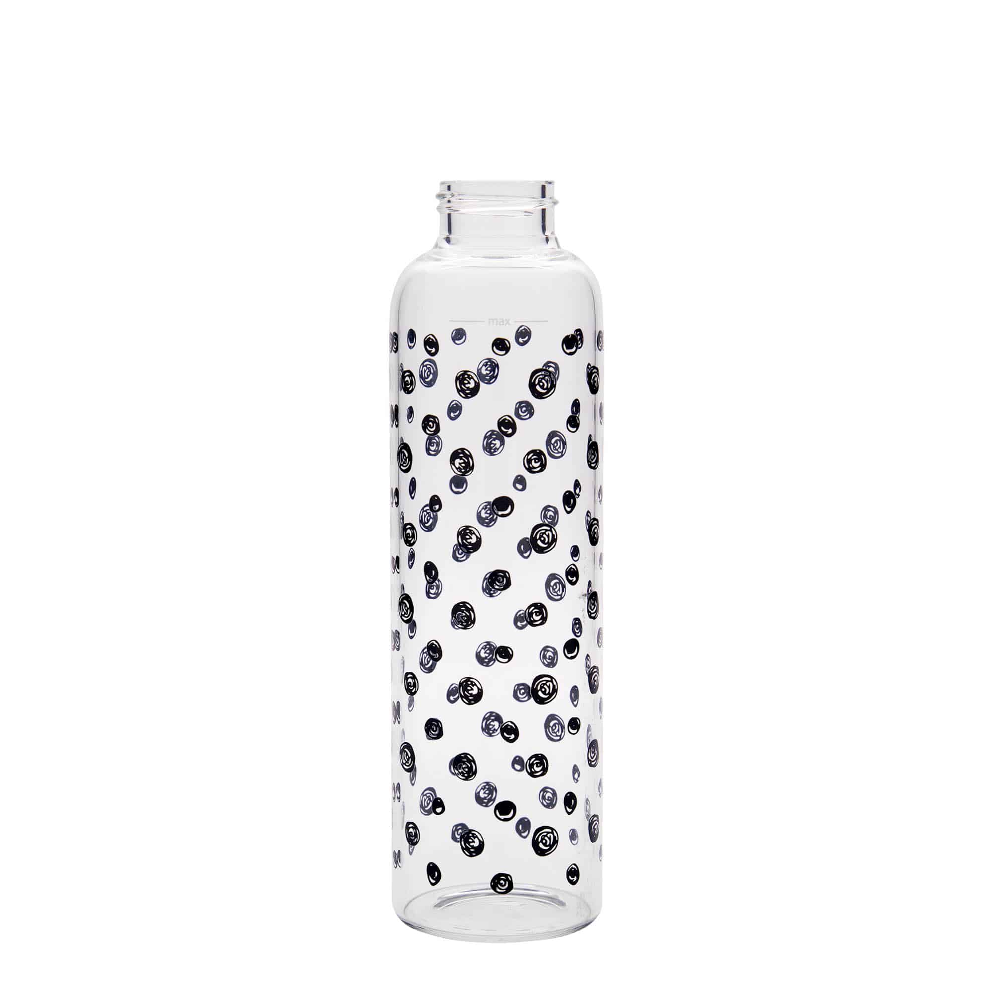500 ml drinkfles 'Perseus - Zwarte stippen', opening: schroefdop