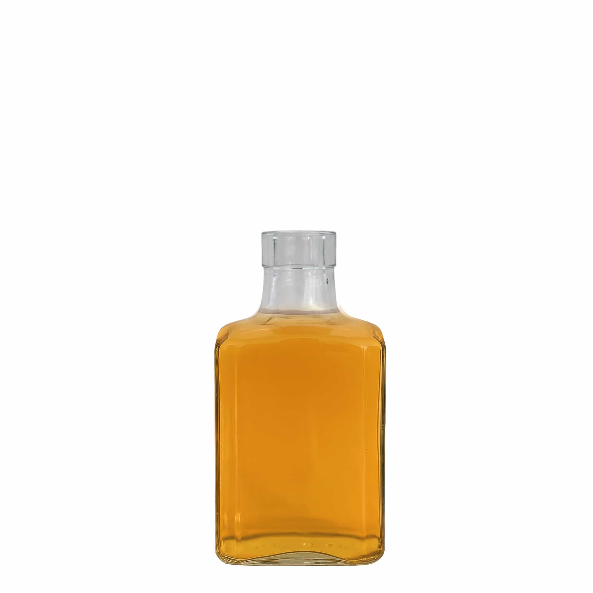 250 ml glazen fles 'Decanter Quadro Oberband', vierkant, opening: kurk