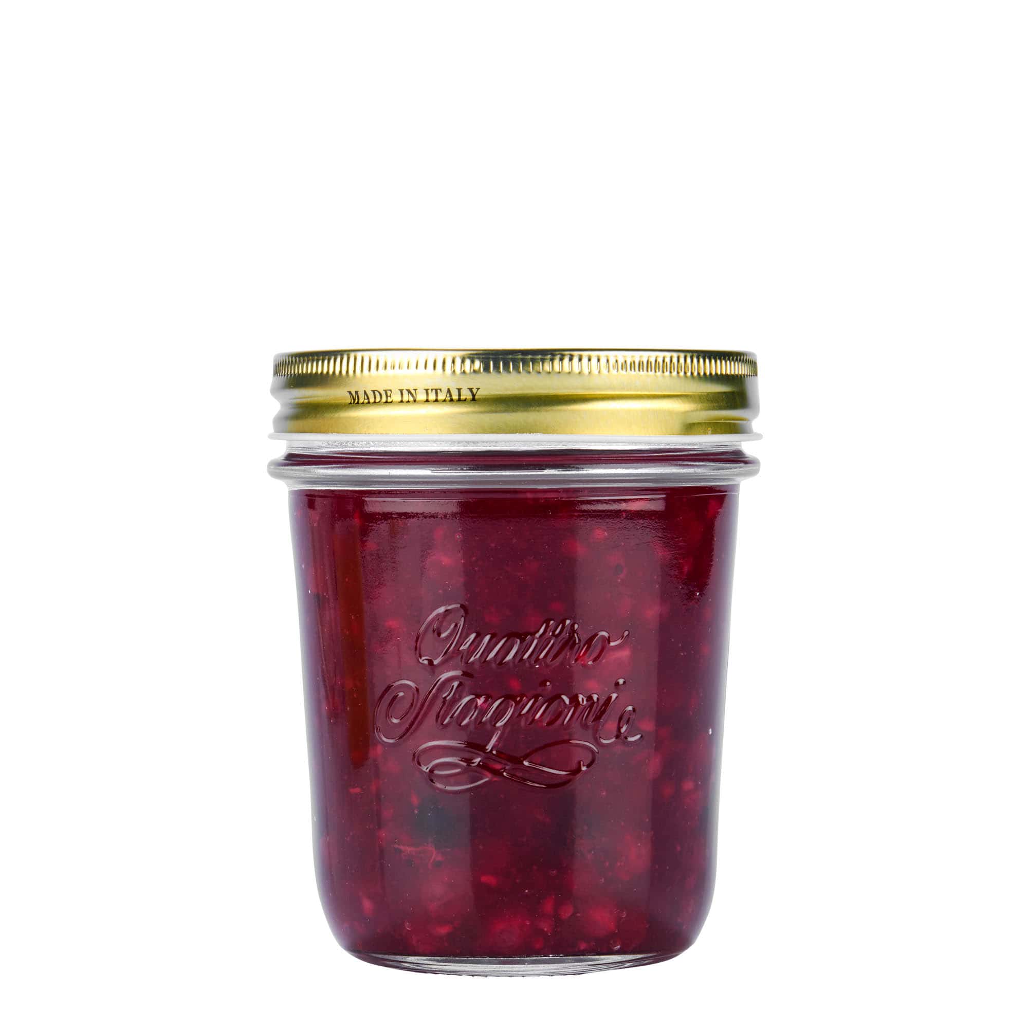 320 ml omvalpot 'Quattro Stagioni', opening: schroefdop