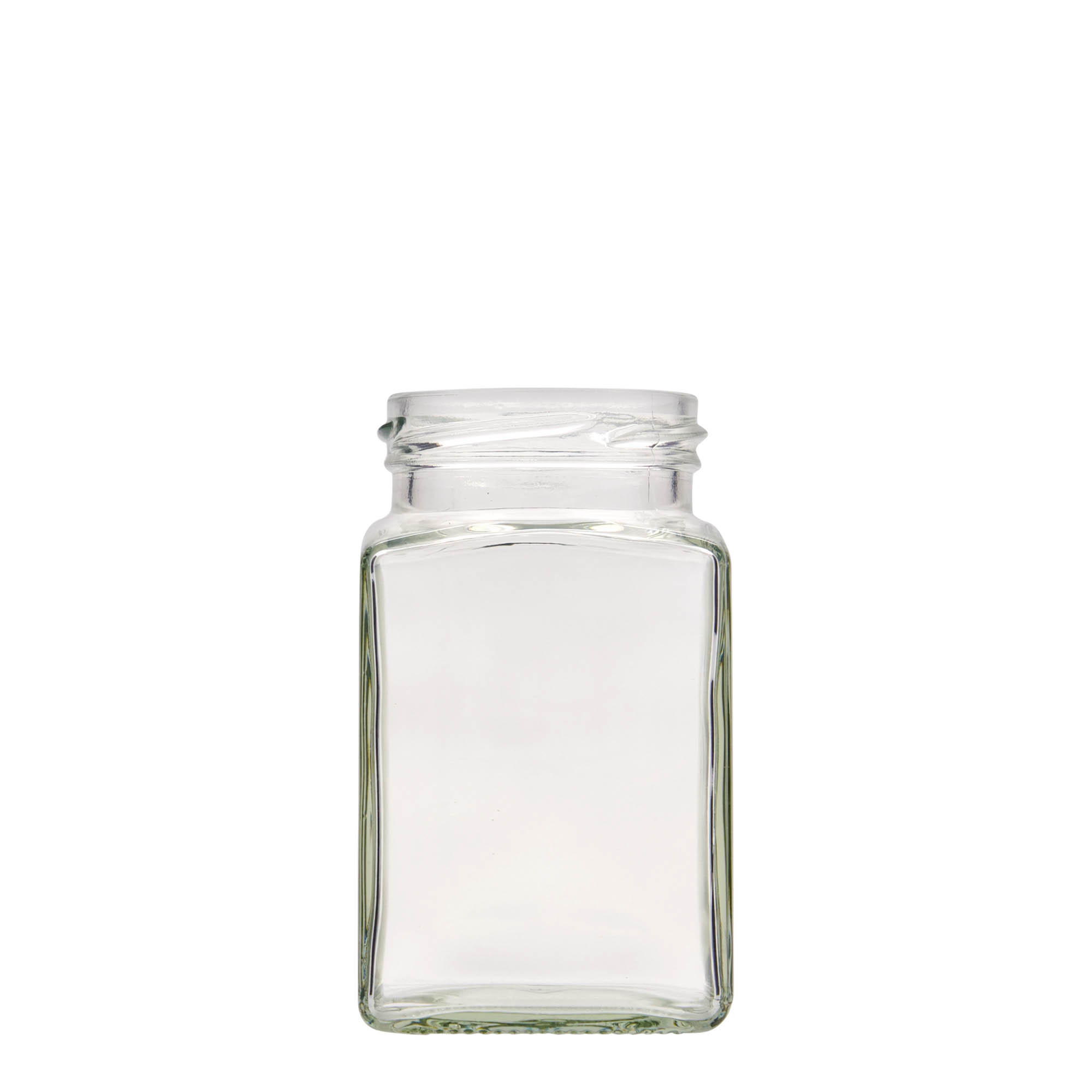 260 ml vierkantglas, opening: Twist-Off (TO 58) 260 ml vierkantglas, opening: Twist-Off (TO 58)