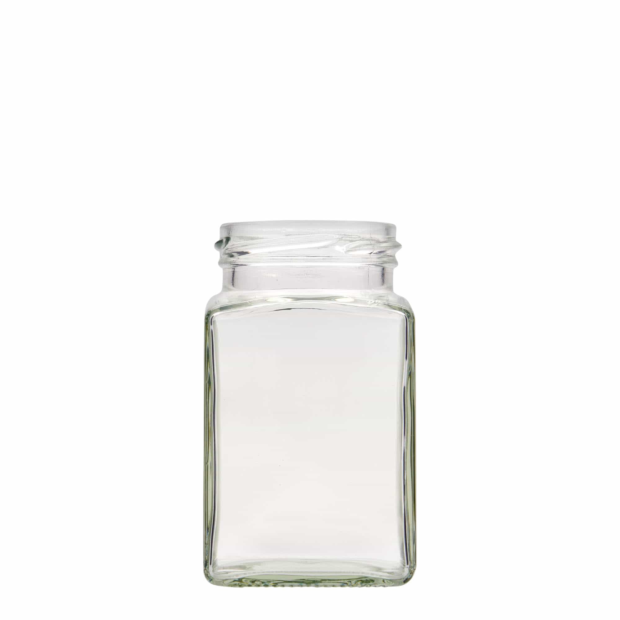260 ml vierkantglas, opening: Twist-Off (TO 58)