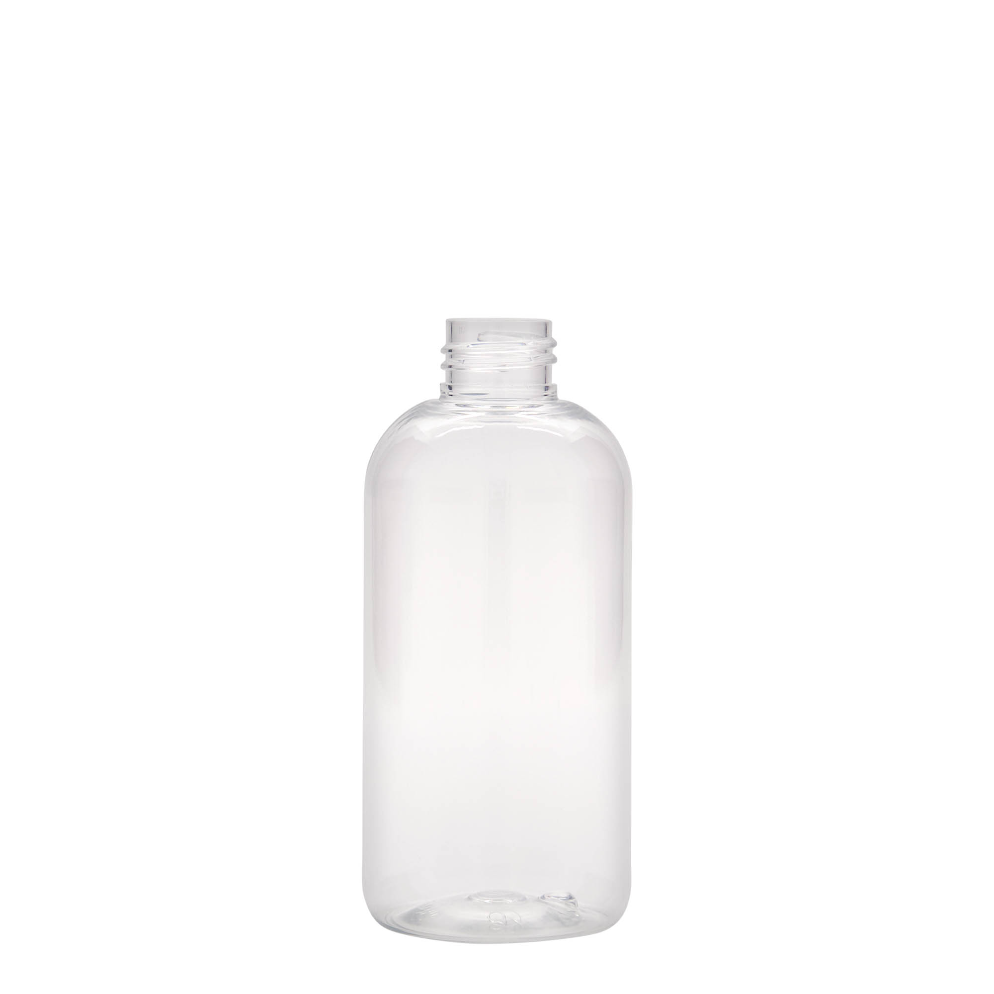 200 ml PET-fles 'Boston', kunststof, hals: 24/410 200 ml PET-fles 'Boston', kunststof, hals: 24/410