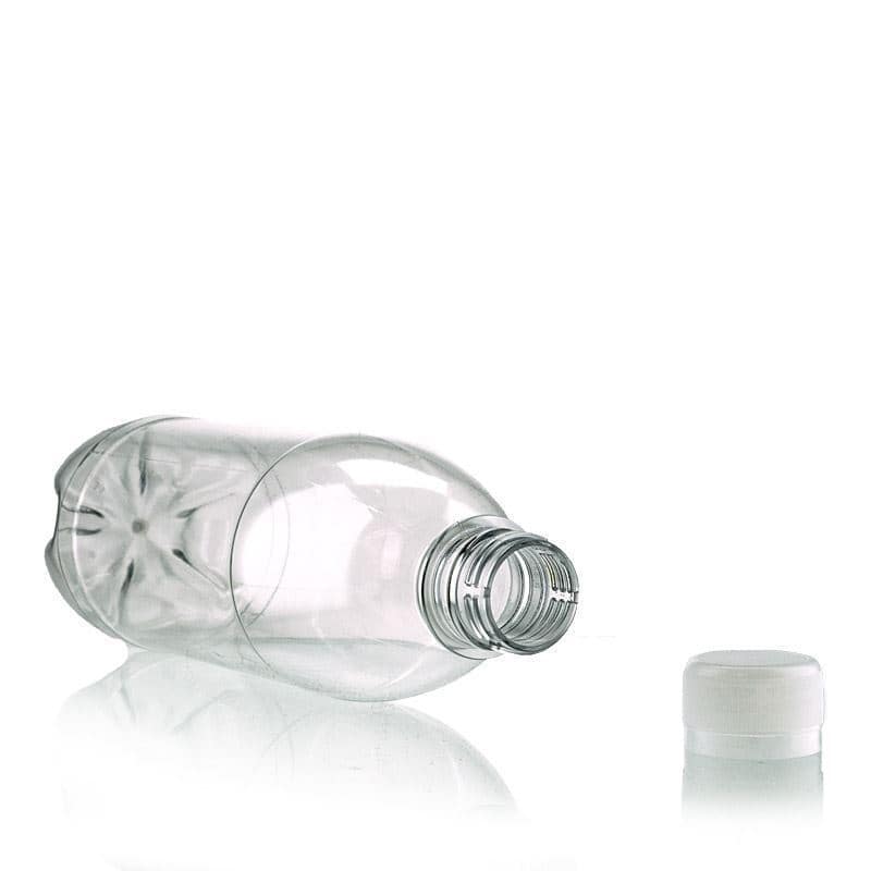 Petfles universeel, 500 ml, kunststof, monding: PCO28