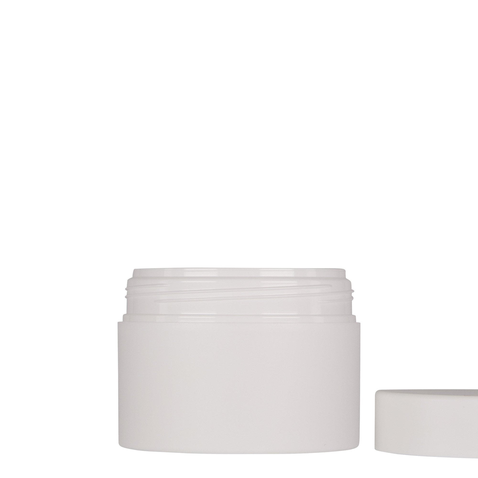 150 ml kunststofpot 'Antonella', PP, wit, opening: schroefdop 150 ml kunststofpot 'Antonella', PP, wit, opening: schroefdop