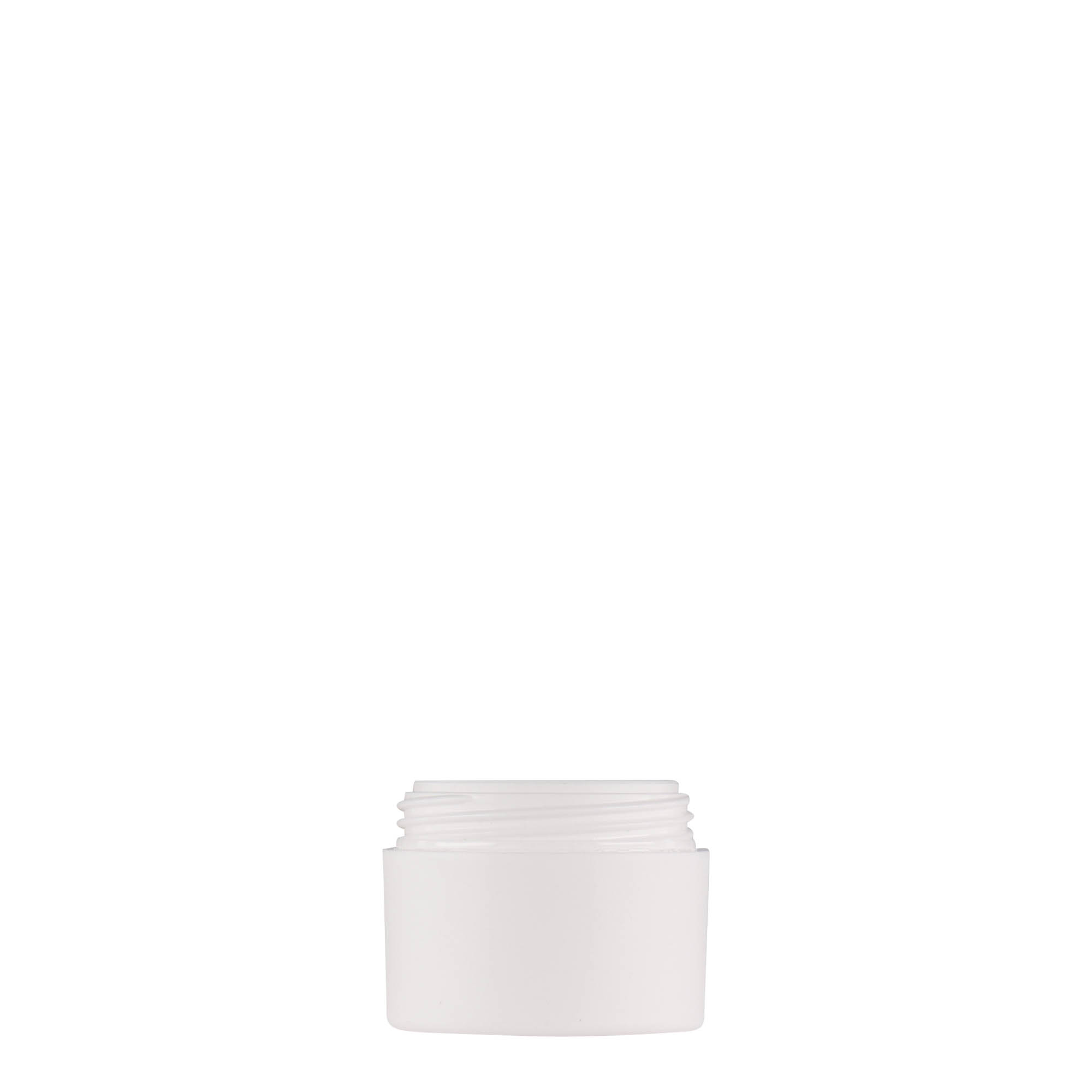 5 ml kunststofpotje 'Antonella', PP, wit, opening: schroefdop