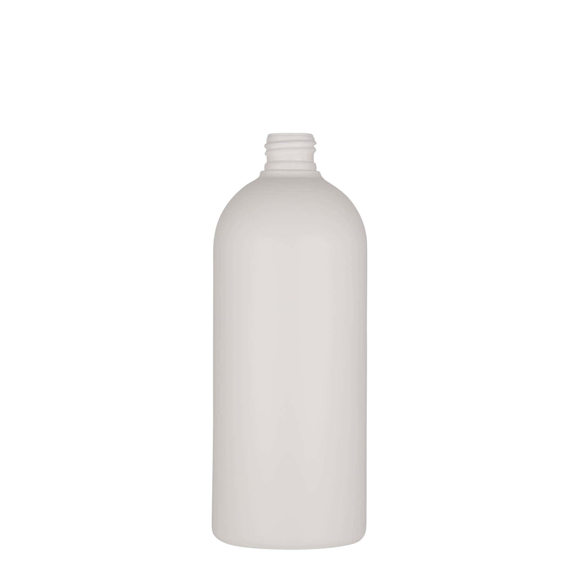 500 ml kunststoffles 'Tuffy', HDPE, wit, hals: 24/410