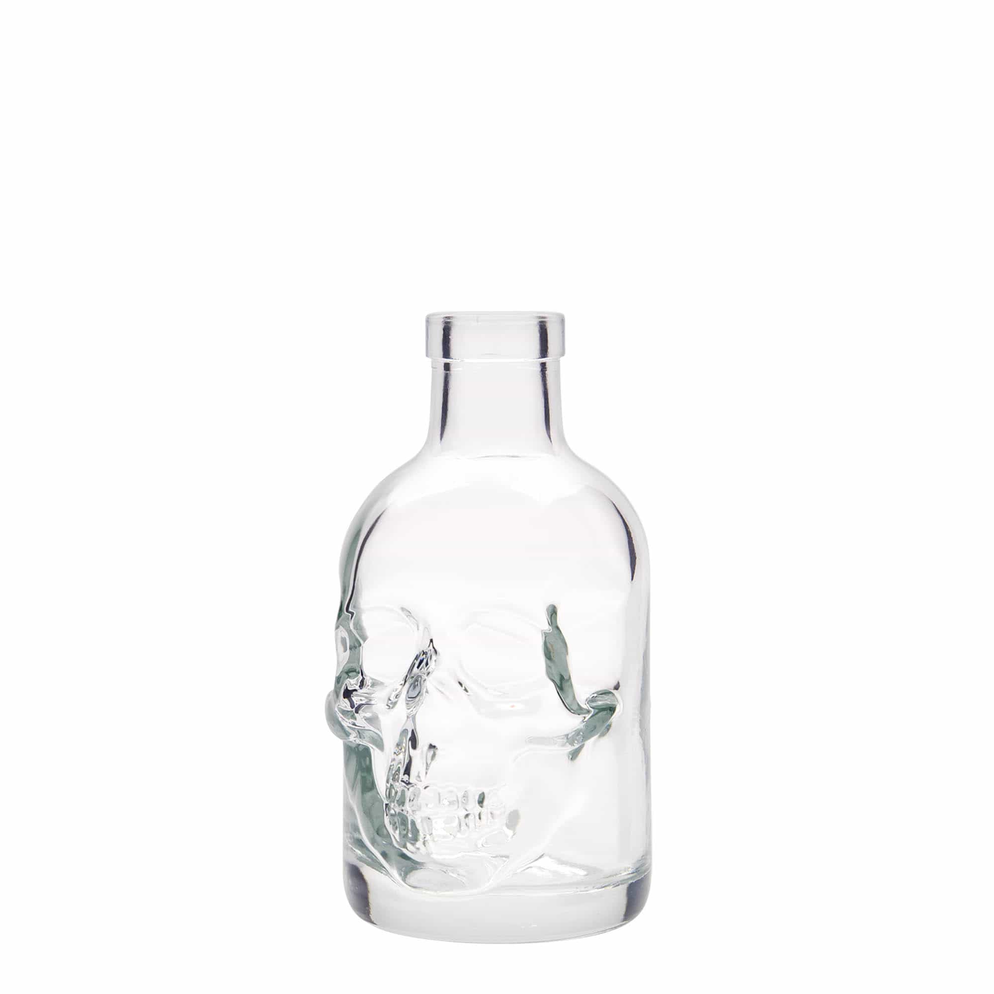 200 ml glazen fles 'Doodskop', opening: kurk