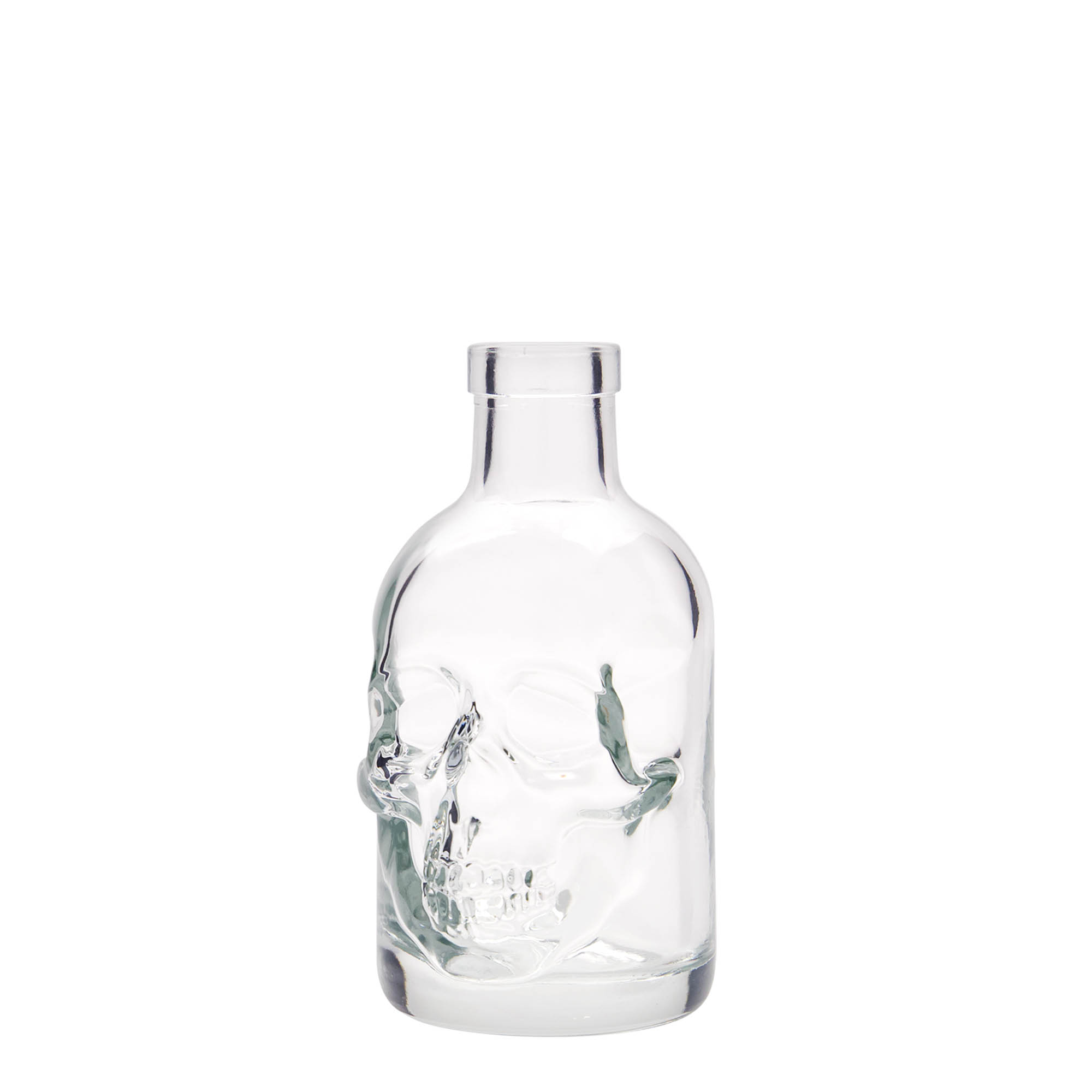 200 ml glazen fles 'Doodskop', opening: kurk