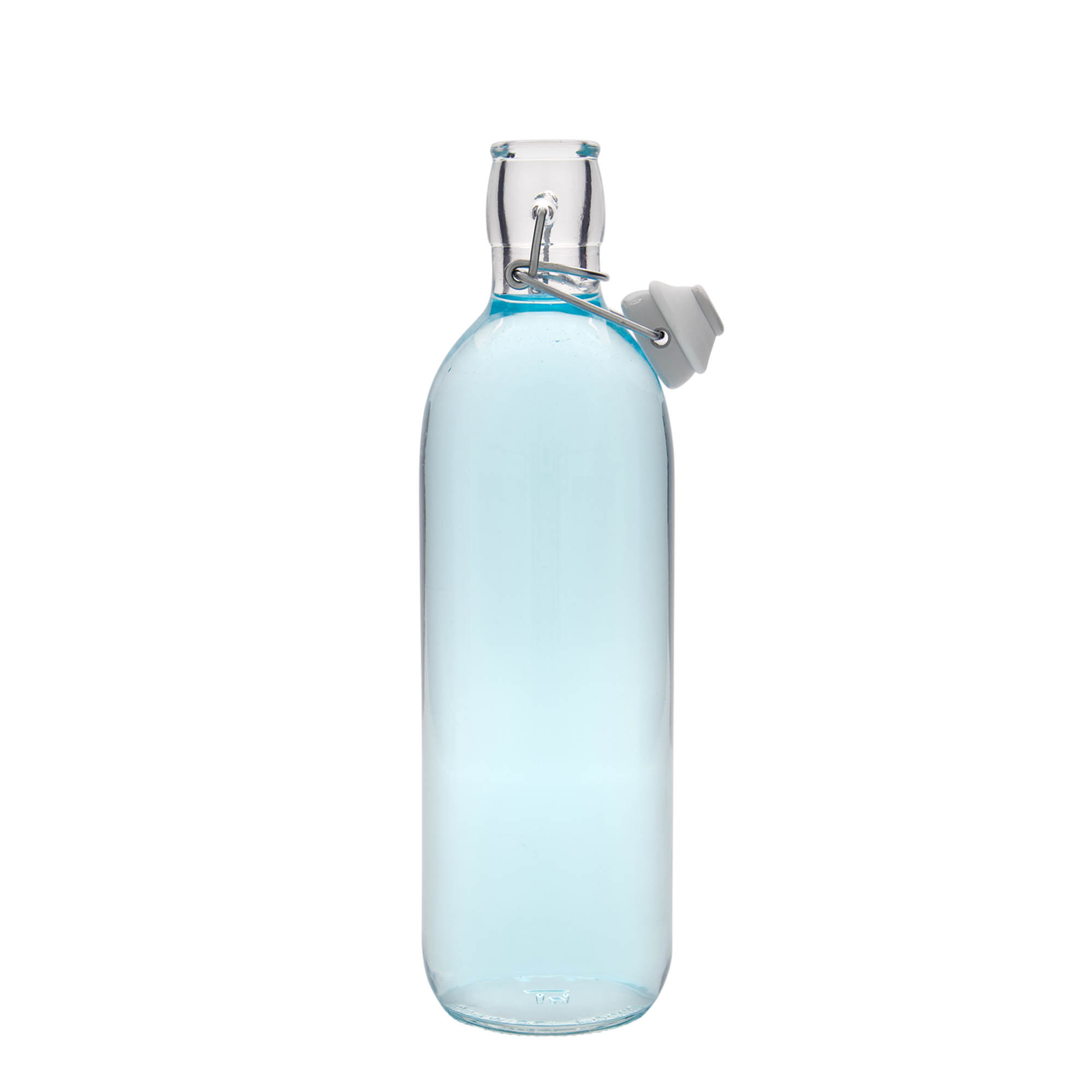 Glazen fles 'Emilia', 1000 ml, monding: beugelsluiting