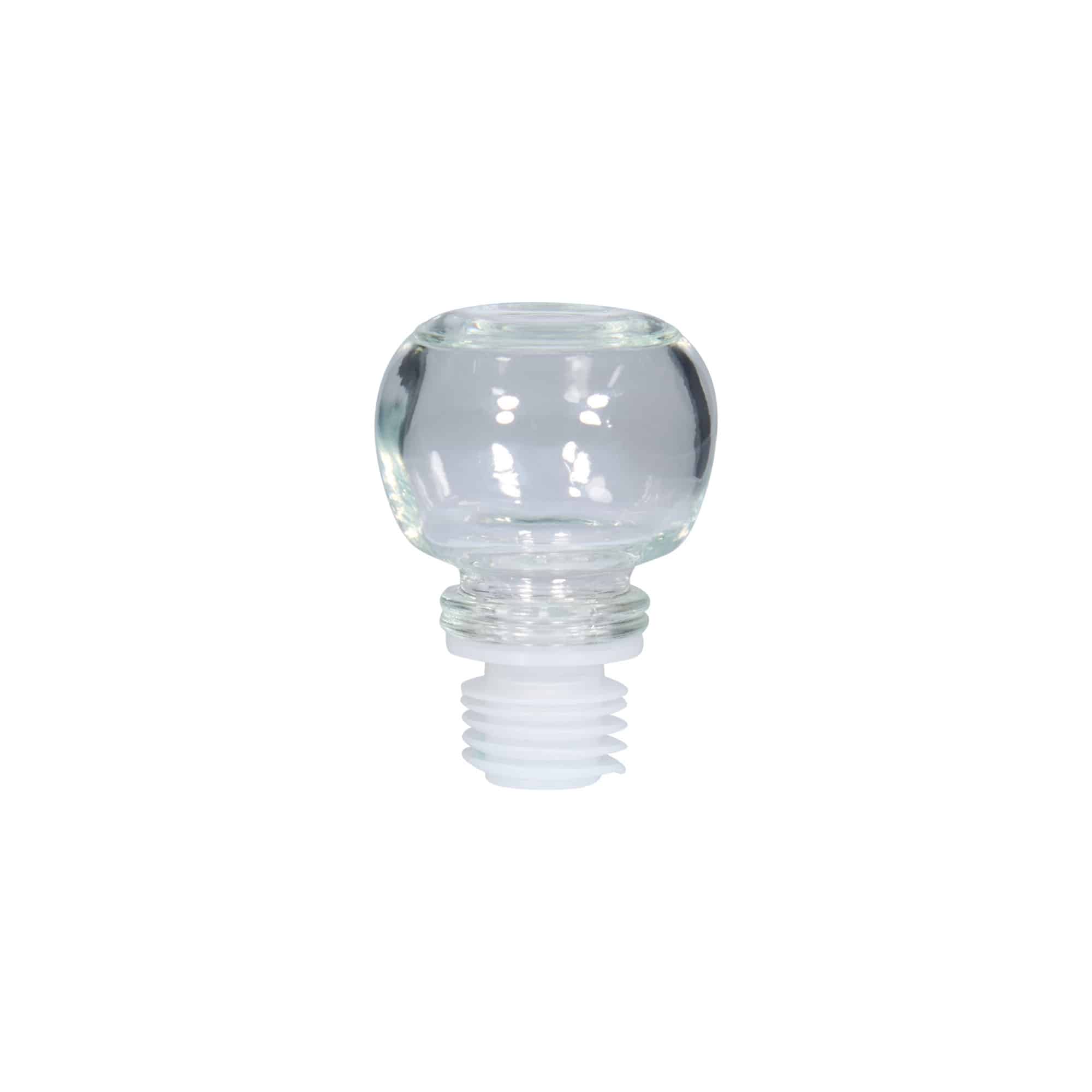 Handkurk 19 mm, glas, voor monding: kurk