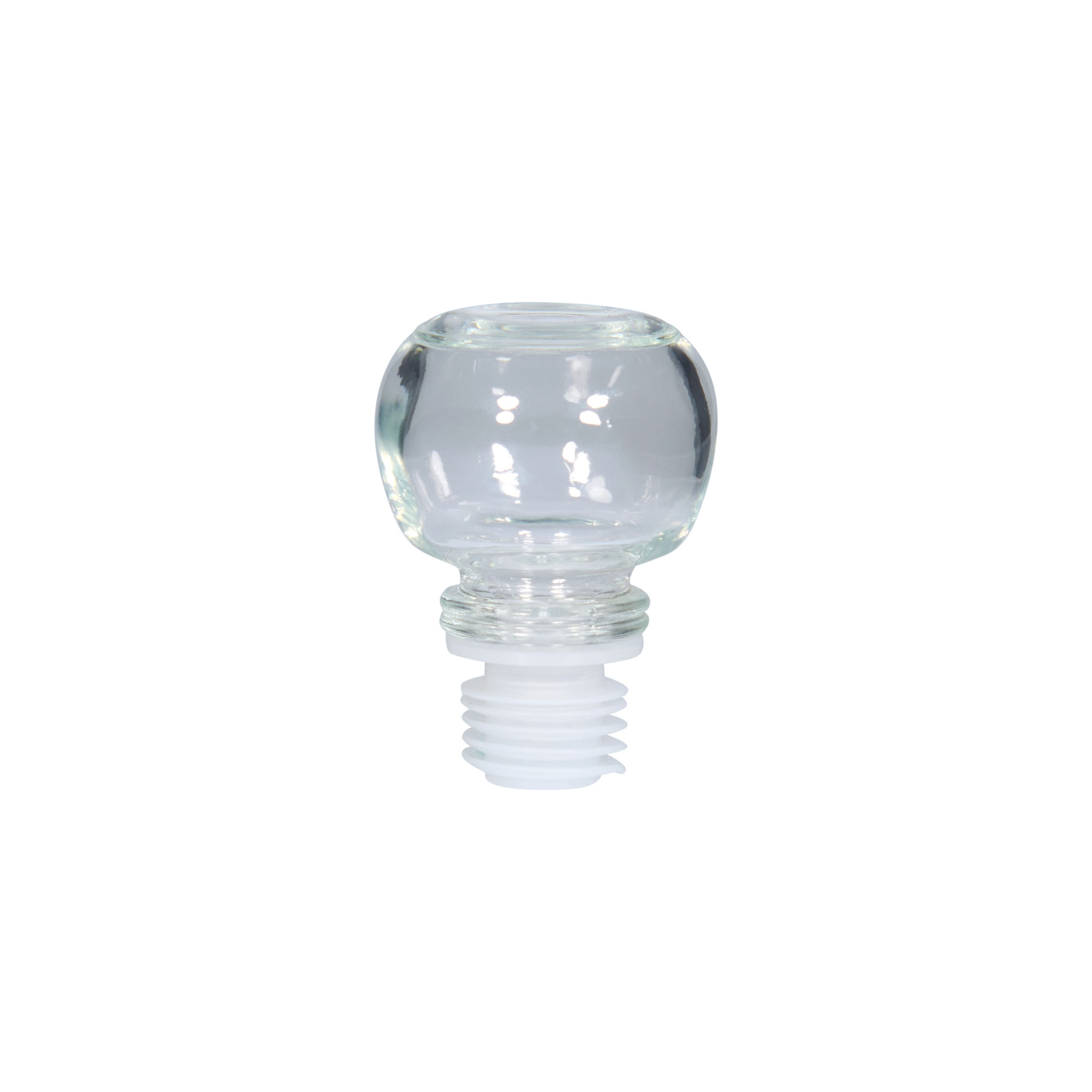 Handkurk 19 mm, glas, voor monding: kurk