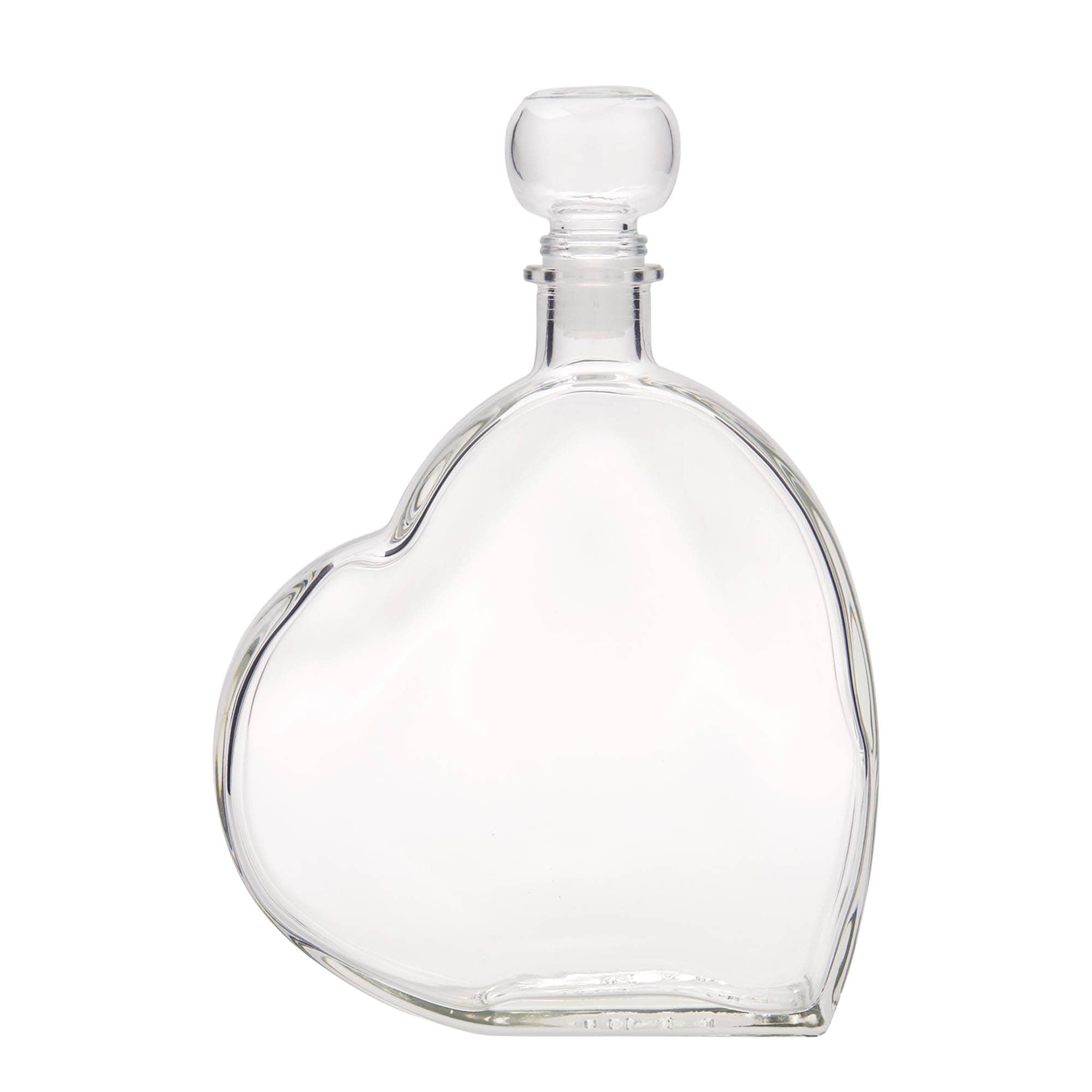 Glazen fles 'Passion', 500 ml, monding: kurk