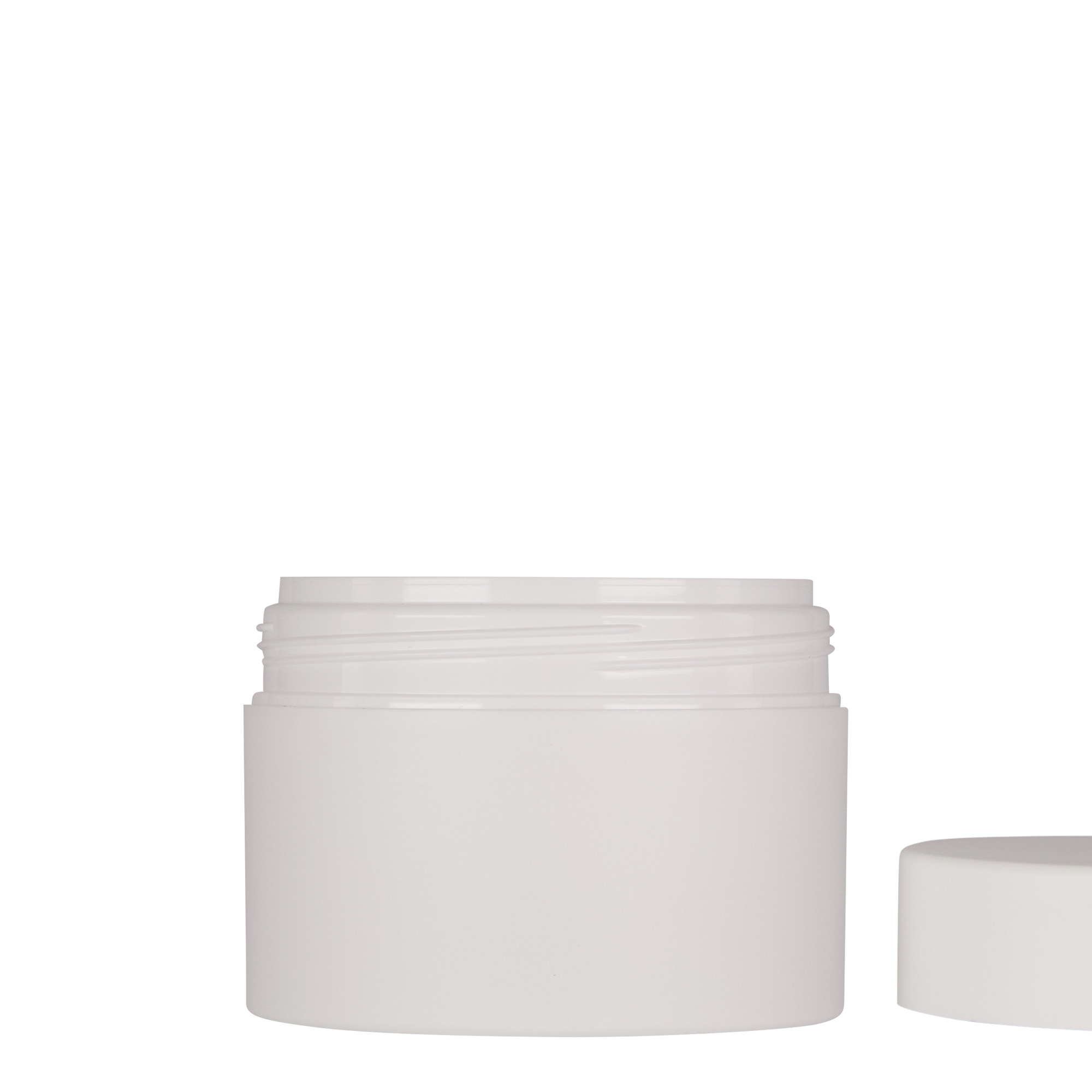 200 ml kunststofpot 'Antonella', PP, wit, opening: schroefdop