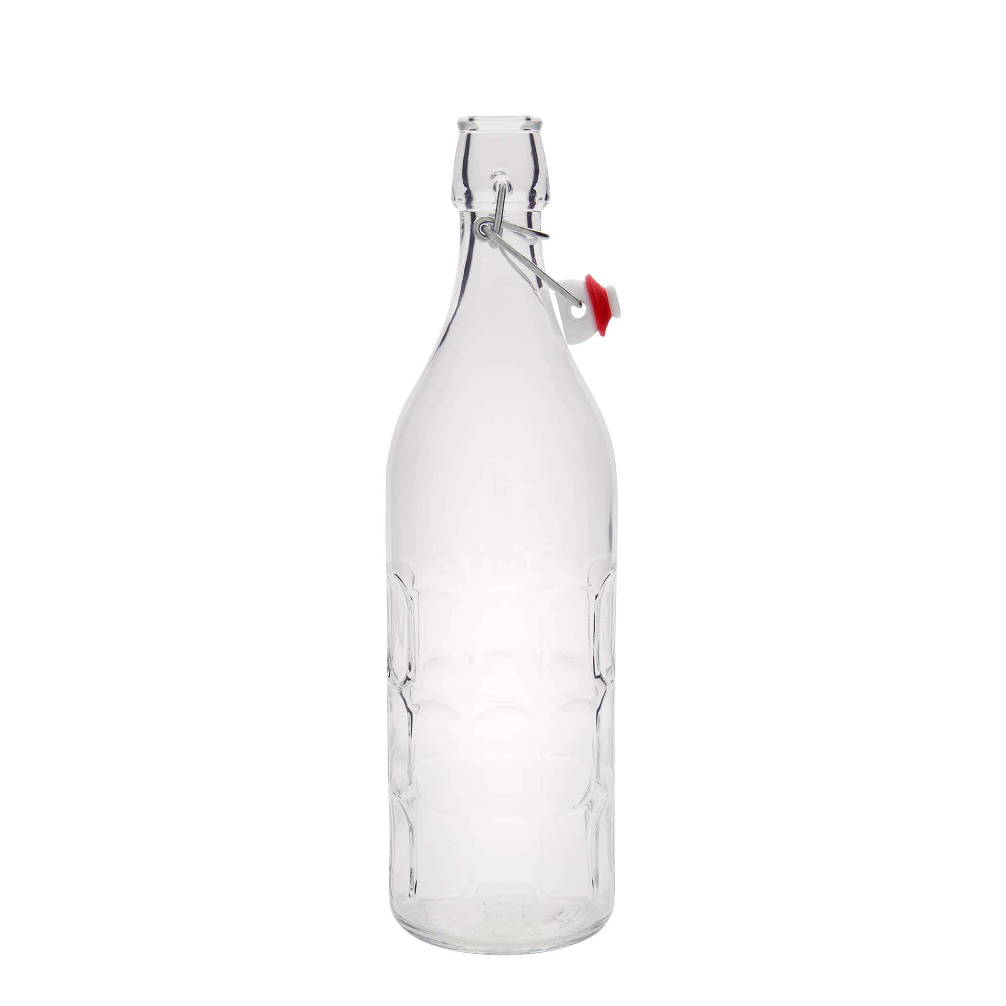 1.000 ml glazen fles Moresca, opening: beugelsluiting