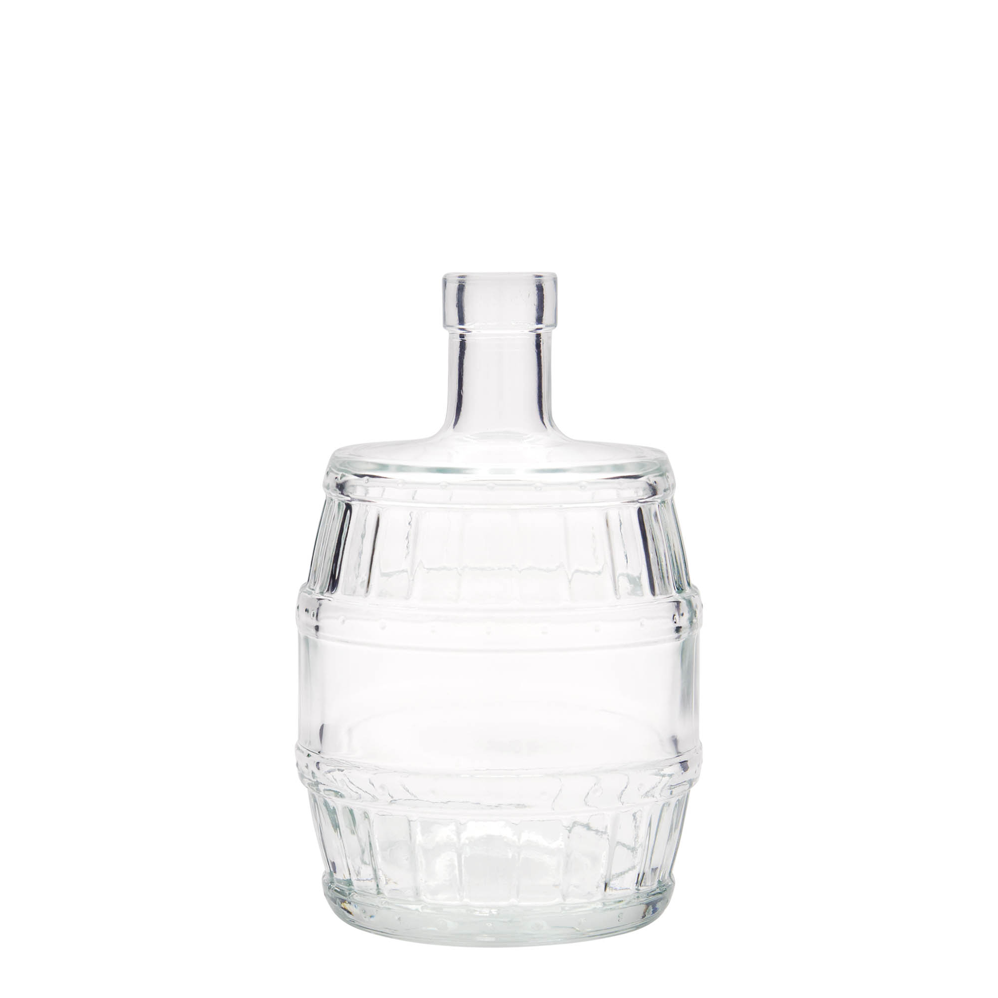500 ml glazen fles 'vat', opening: kurk 500 ml glazen fles 'vat', opening: kurk