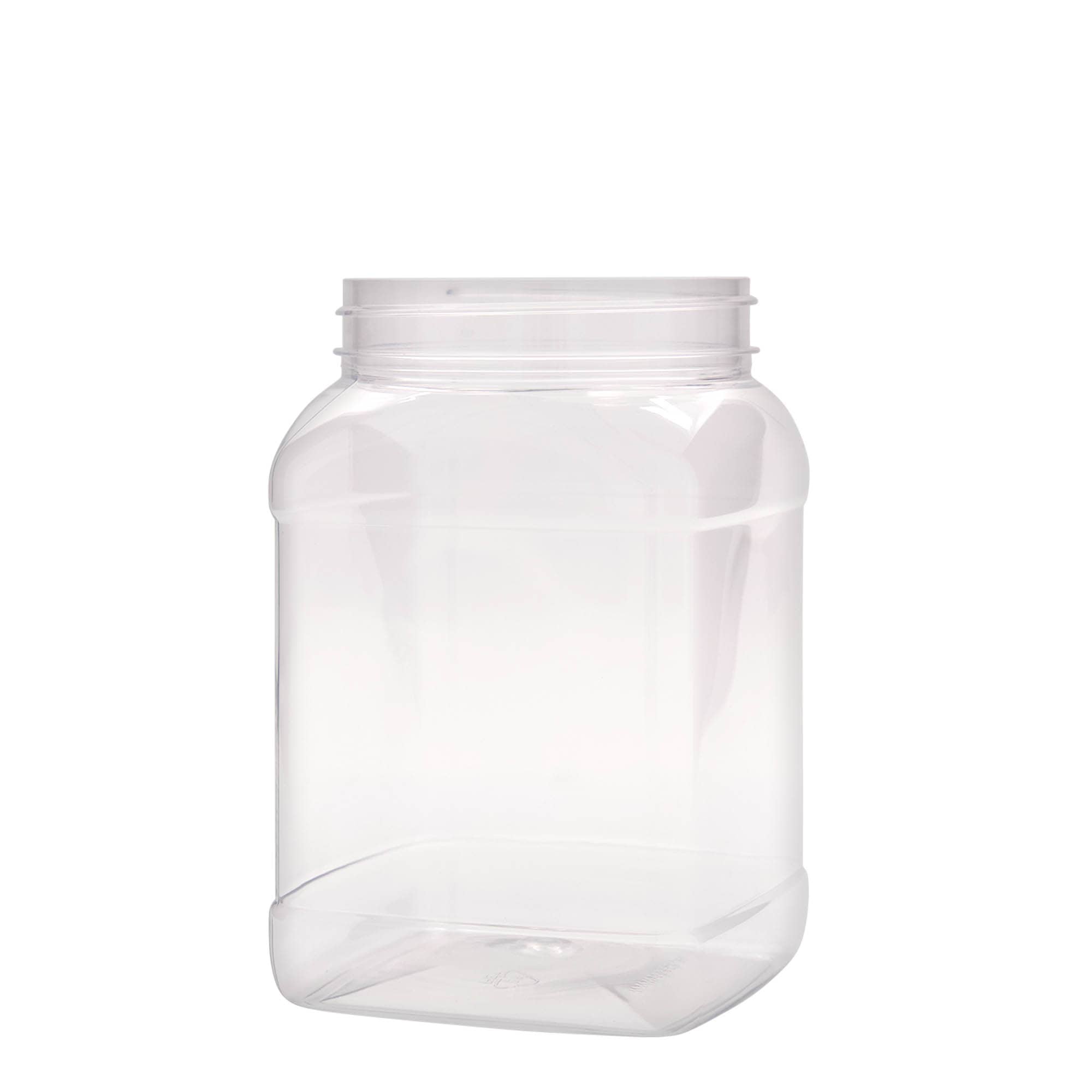 1.500 ml PET-bus 'Dana', vierkant, kunststof, hals: 100/400