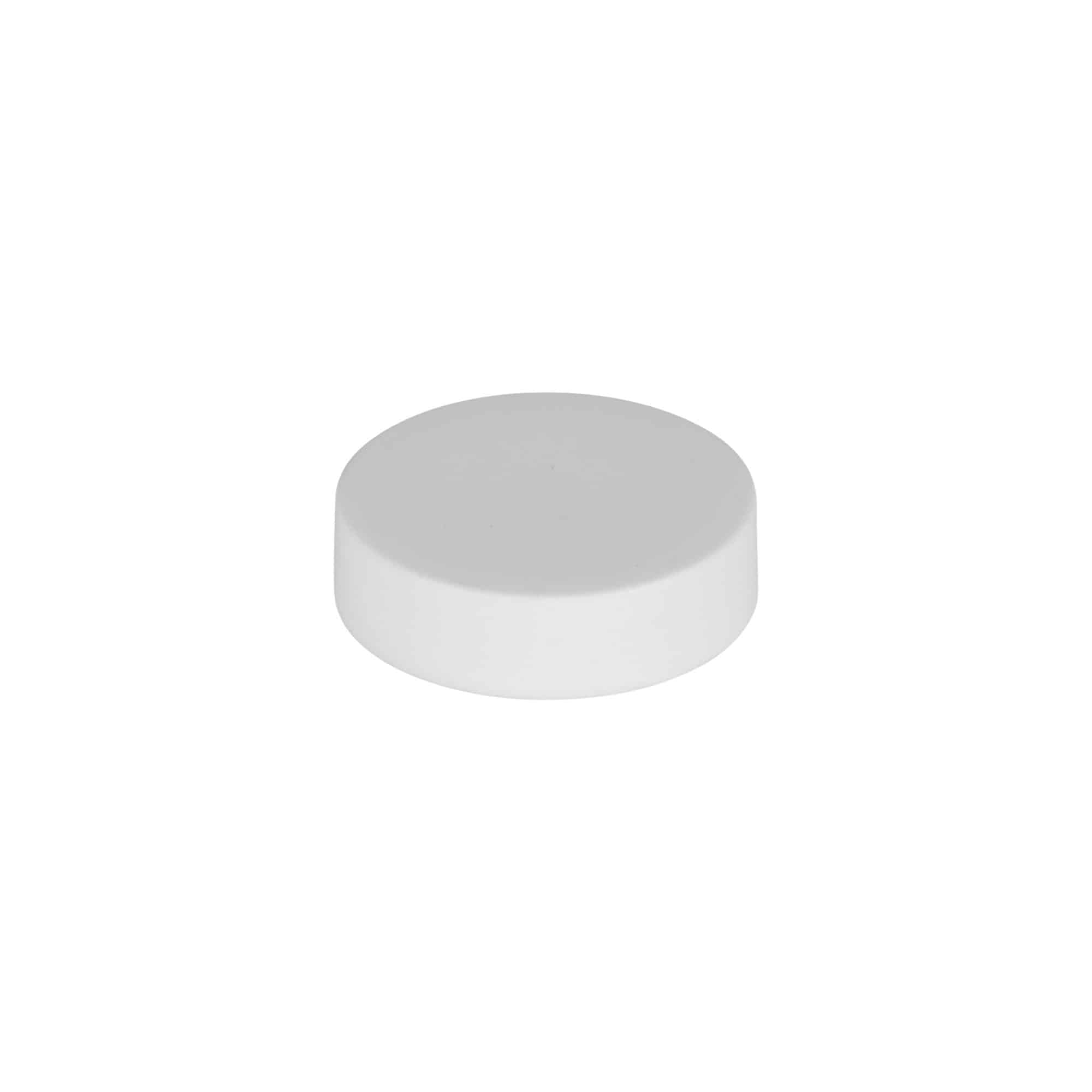 Schroefsluiting voor 'Antonella' 5 ml, PP-kunststof, wit