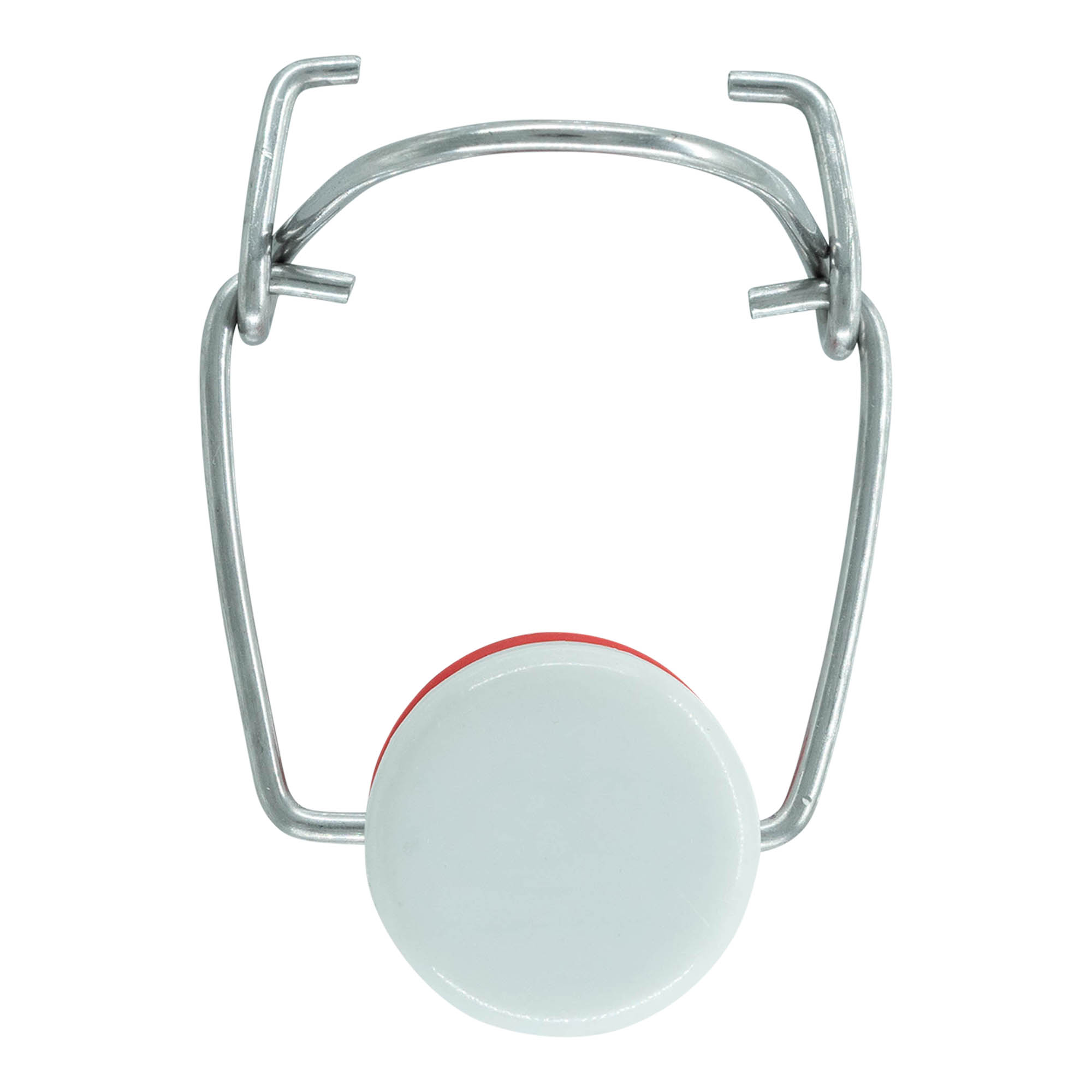 Beugelvergrendeling speciale maat, kunststof, rood-wit Beugelvergrendeling speciale maat, kunststof, rood-wit