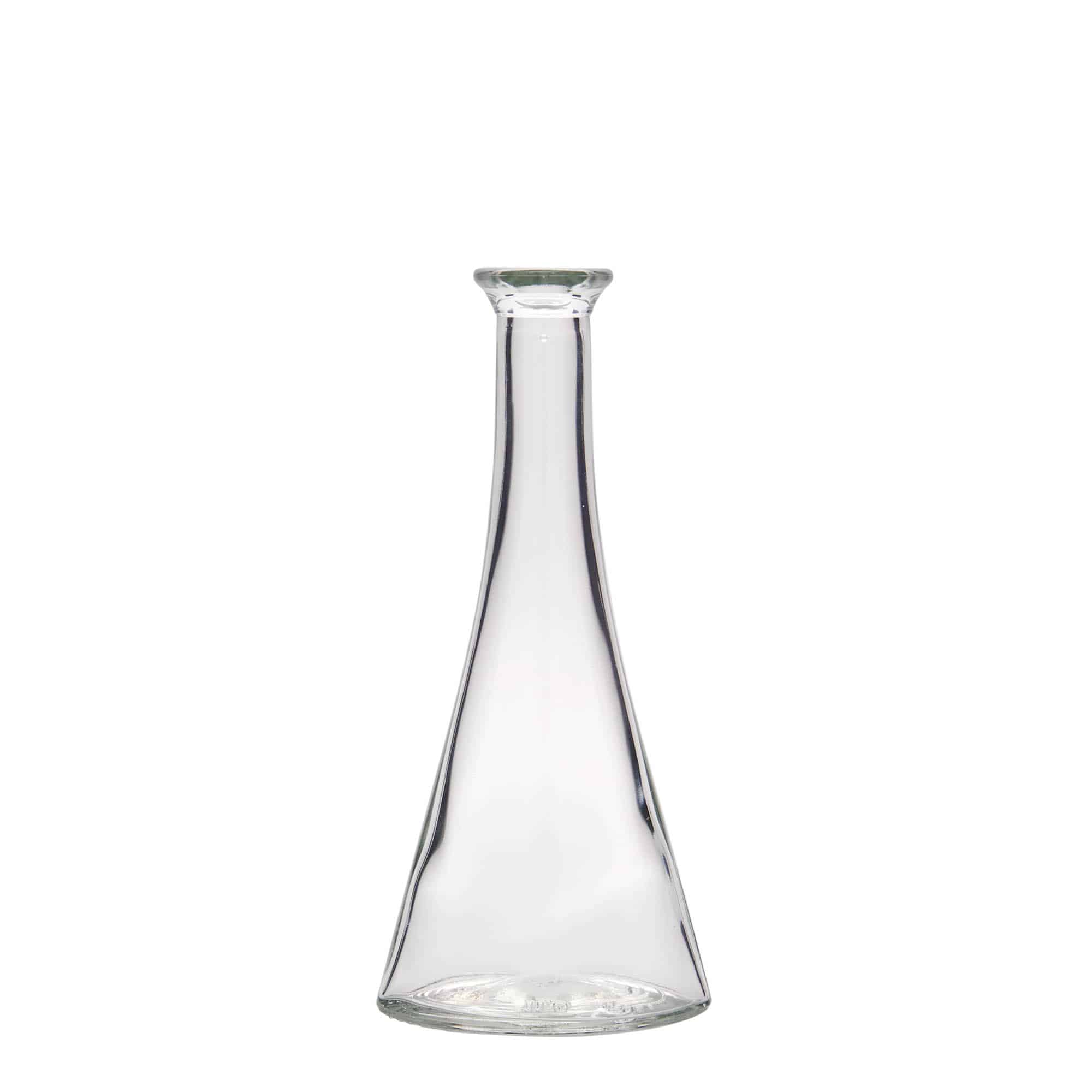 100 ml glazen fles 'Veronica', halfrond, opening: kurk