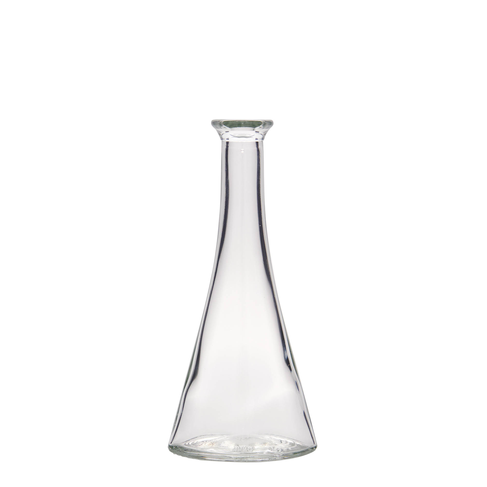 100 ml glazen fles 'Veronica', halfrond, opening: kurk 100 ml glazen fles 'Veronica', halfrond, opening: kurk