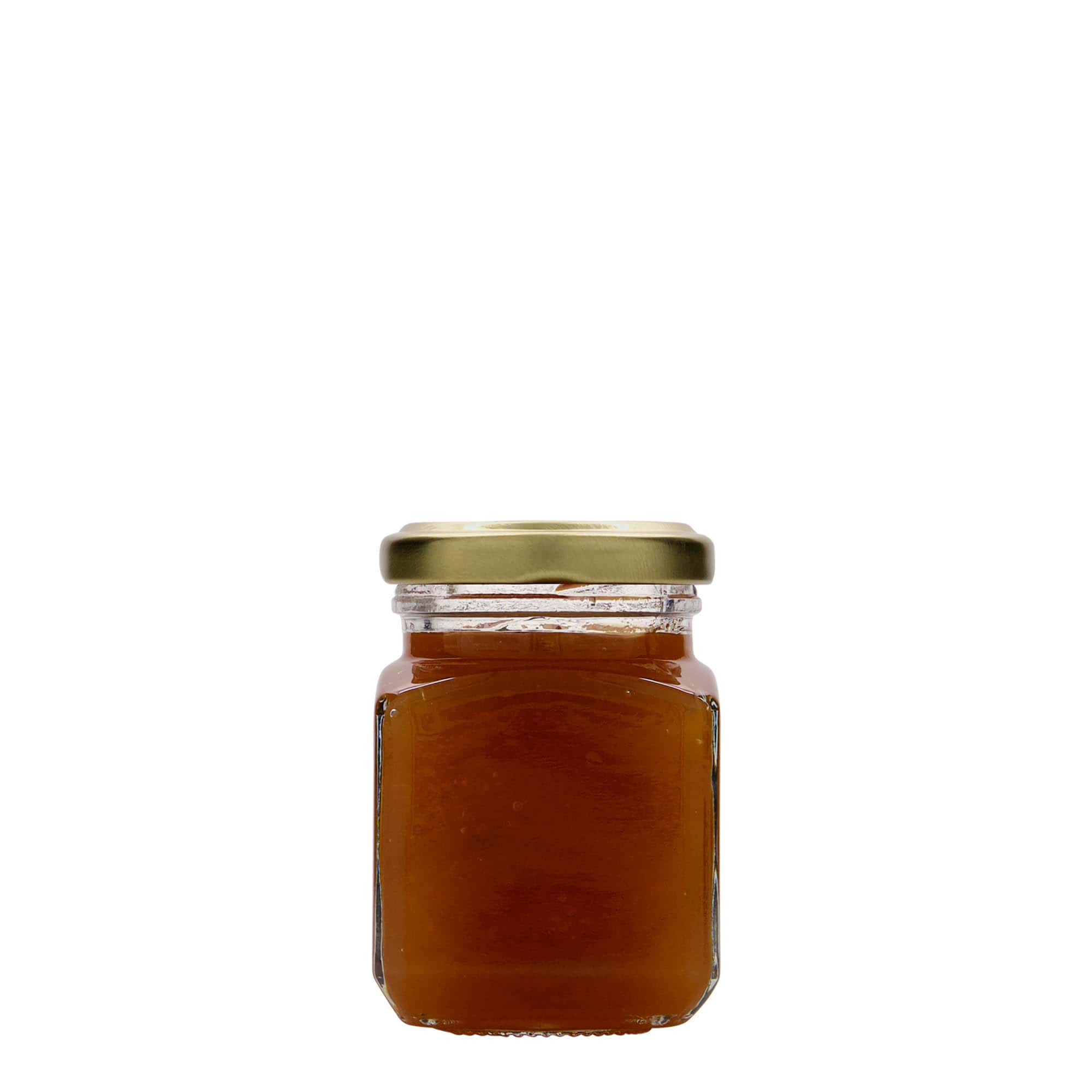 106 ml vierkant glas, opening: Twist-Off (TO 48)