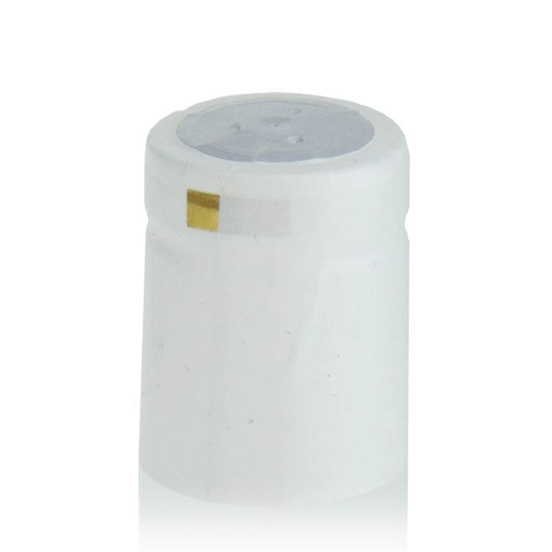 Krimpcapsule 32x41, pvc-kunststof, wit