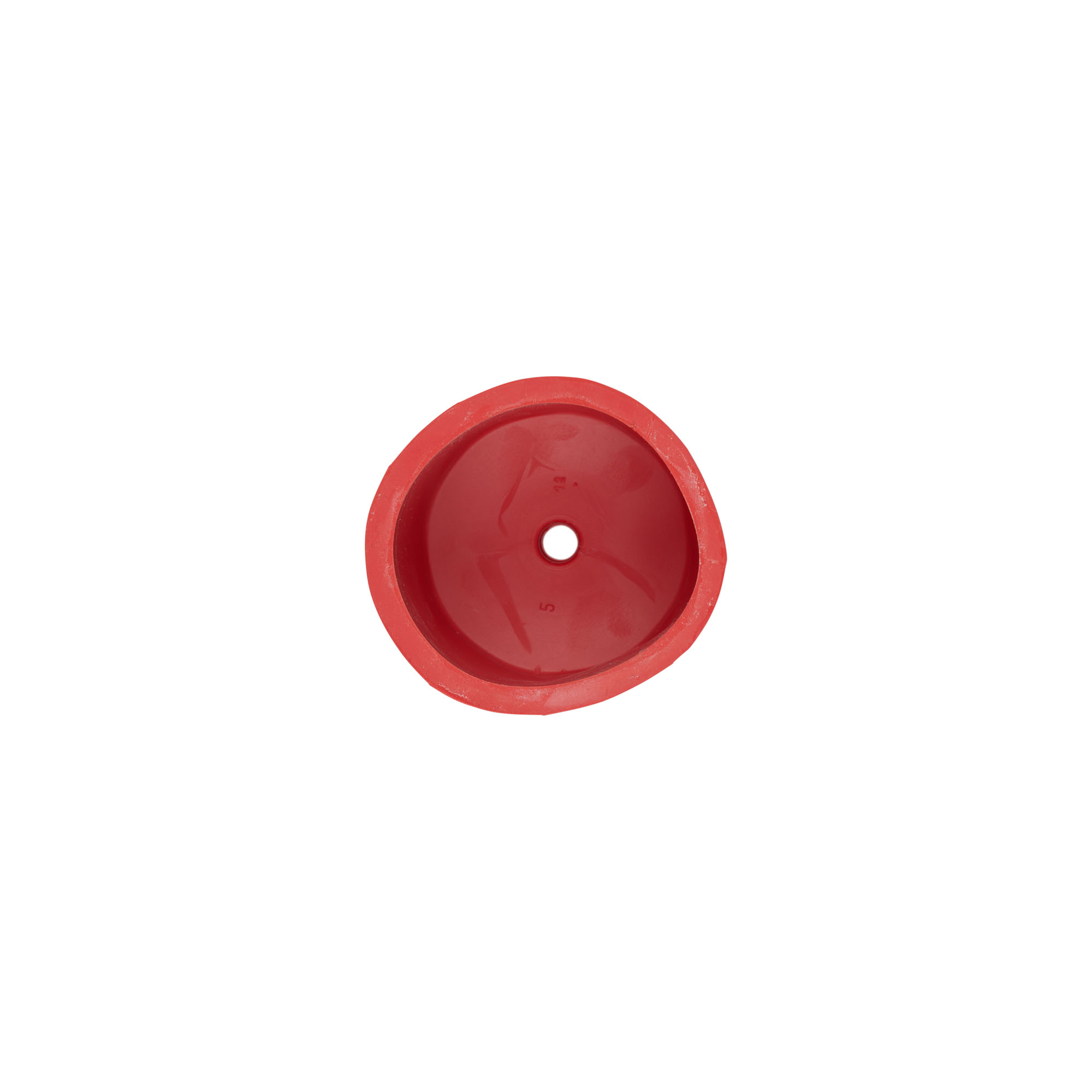 Gistkap type 5, rubber, rood Gistkap type 5, rubber, rood