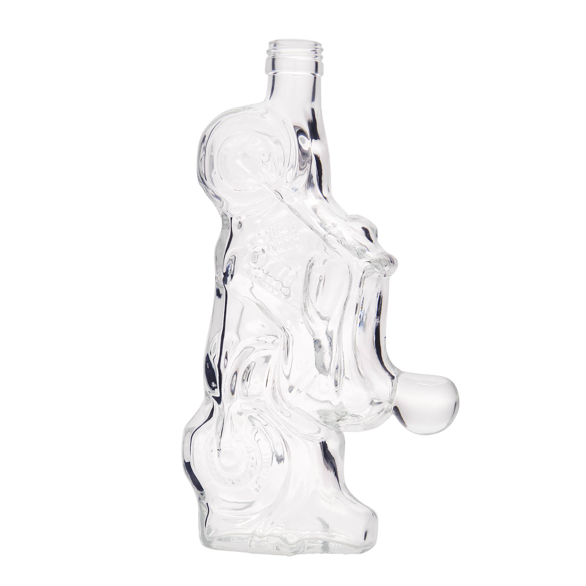 350 ml glazen fles 'Motorfiets', opening: PP 28 350 ml glazen fles 'Motorfiets', opening: PP 28