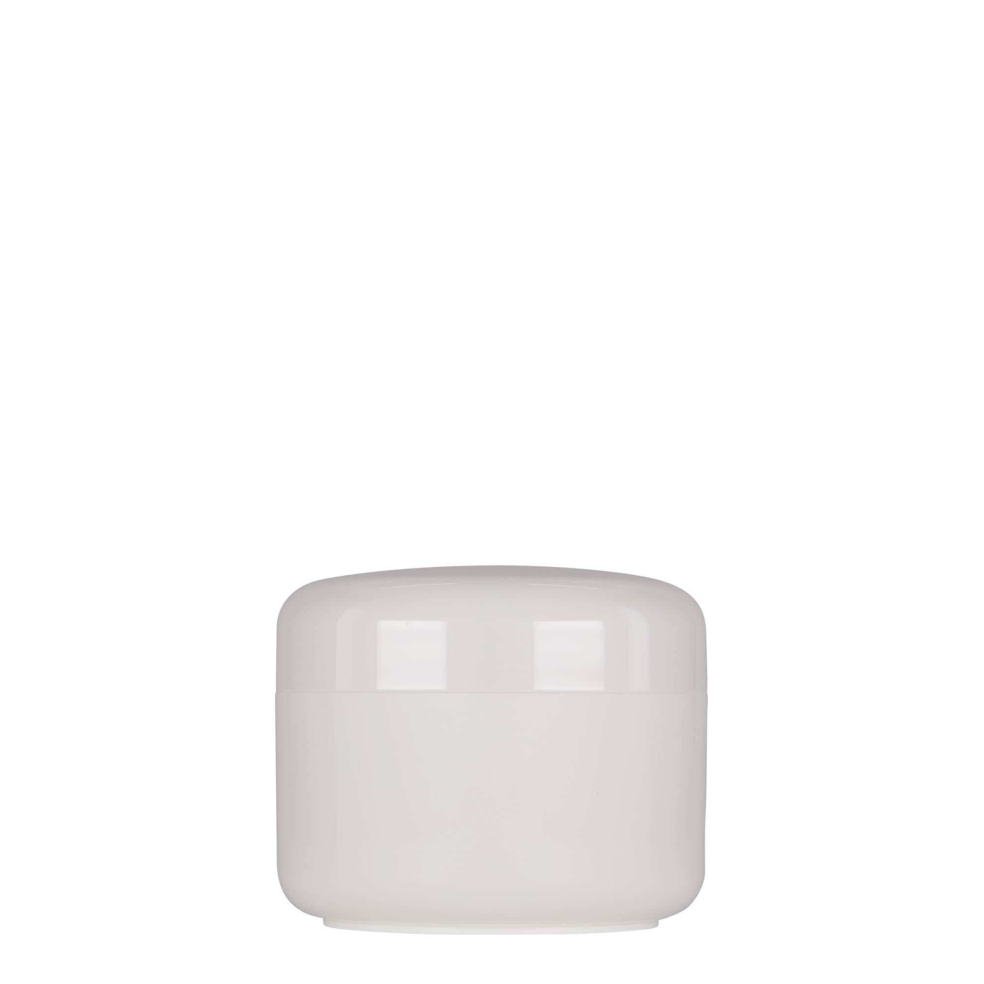 200 ml kunststofpot 'Bianca', PP, wit, opening: schroefdop