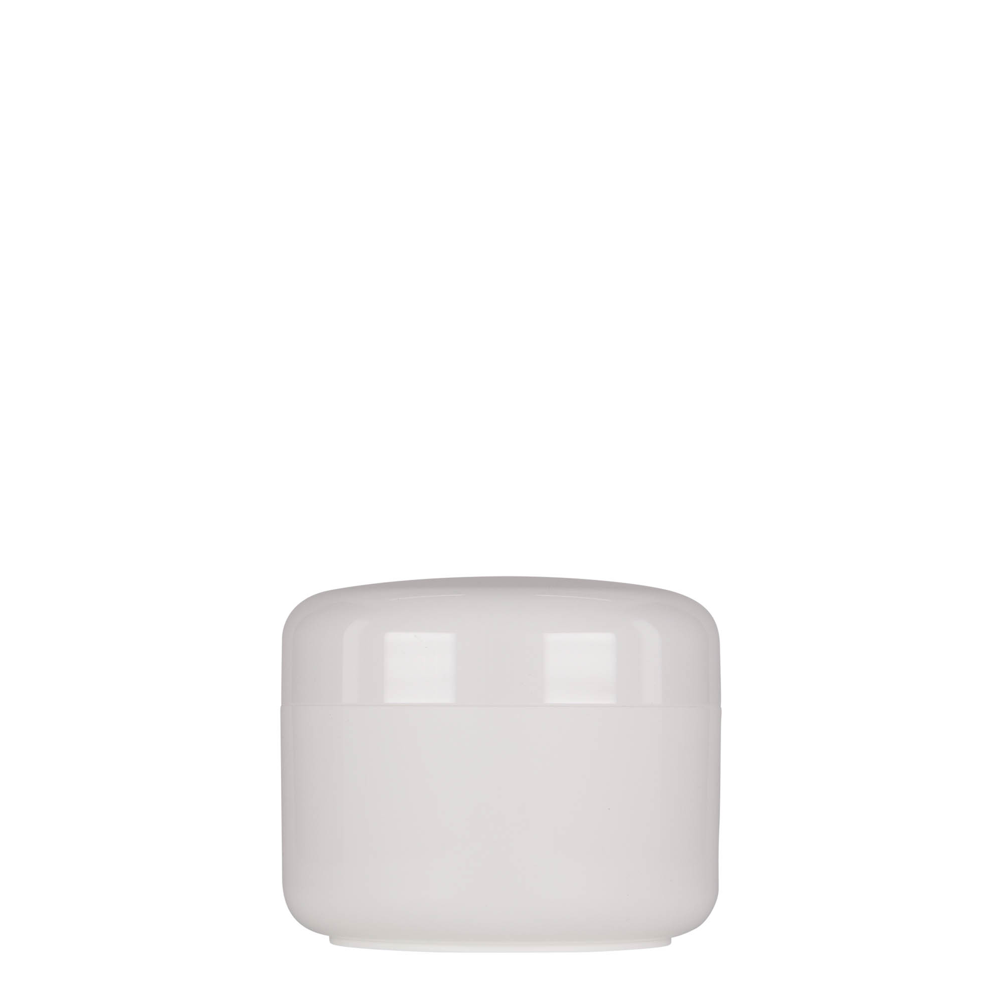 200 ml kunststofpot 'Bianca', PP, wit, opening: schroefdop 200 ml kunststofpot 'Bianca', PP, wit, opening: schroefdop