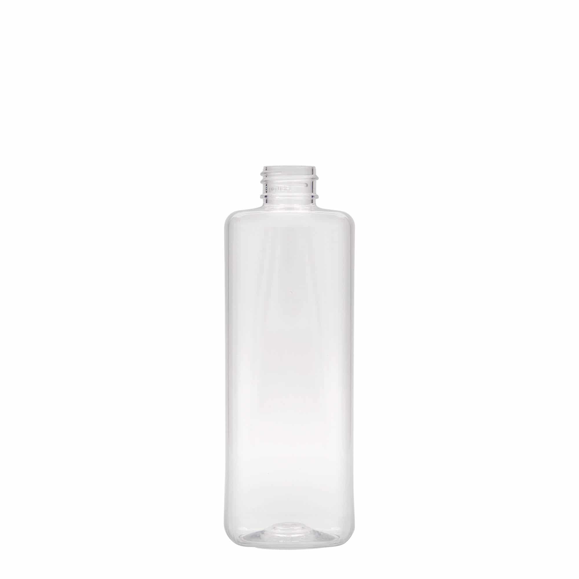 Petfles 'Karl', 300 ml, vierkant, kunststof, monding: GPI 24/410 Petfles 'Karl', 300 ml, vierkant, kunststof, monding: GPI 24/410