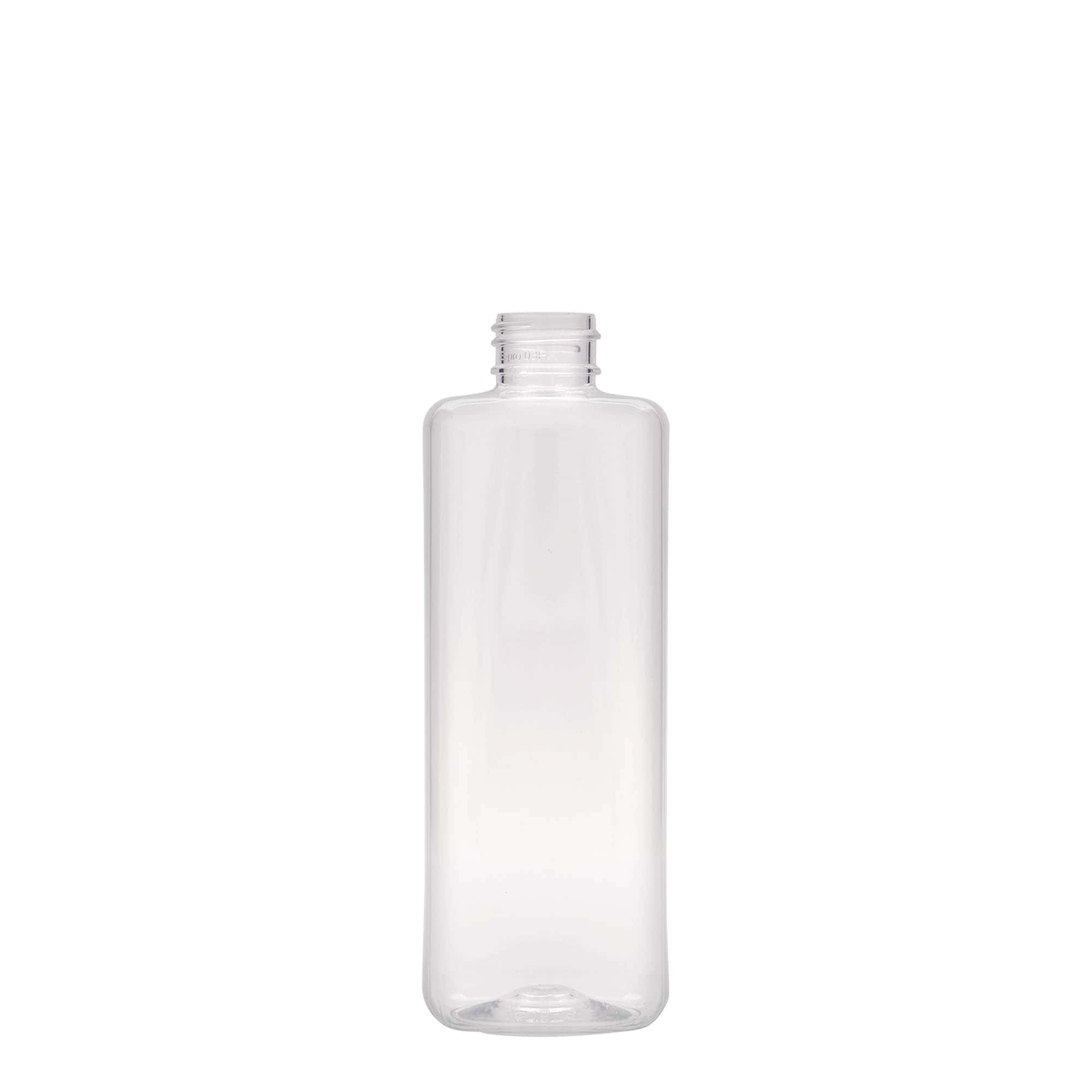 300 ml PET-fles 'Karl', vierkant, kunststof, hals: 24/410