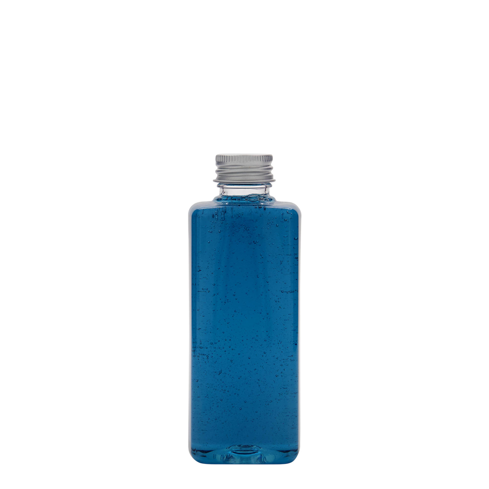 200 ml PET-fles 'Karl', vierkant, kunststof, hals: 24/410