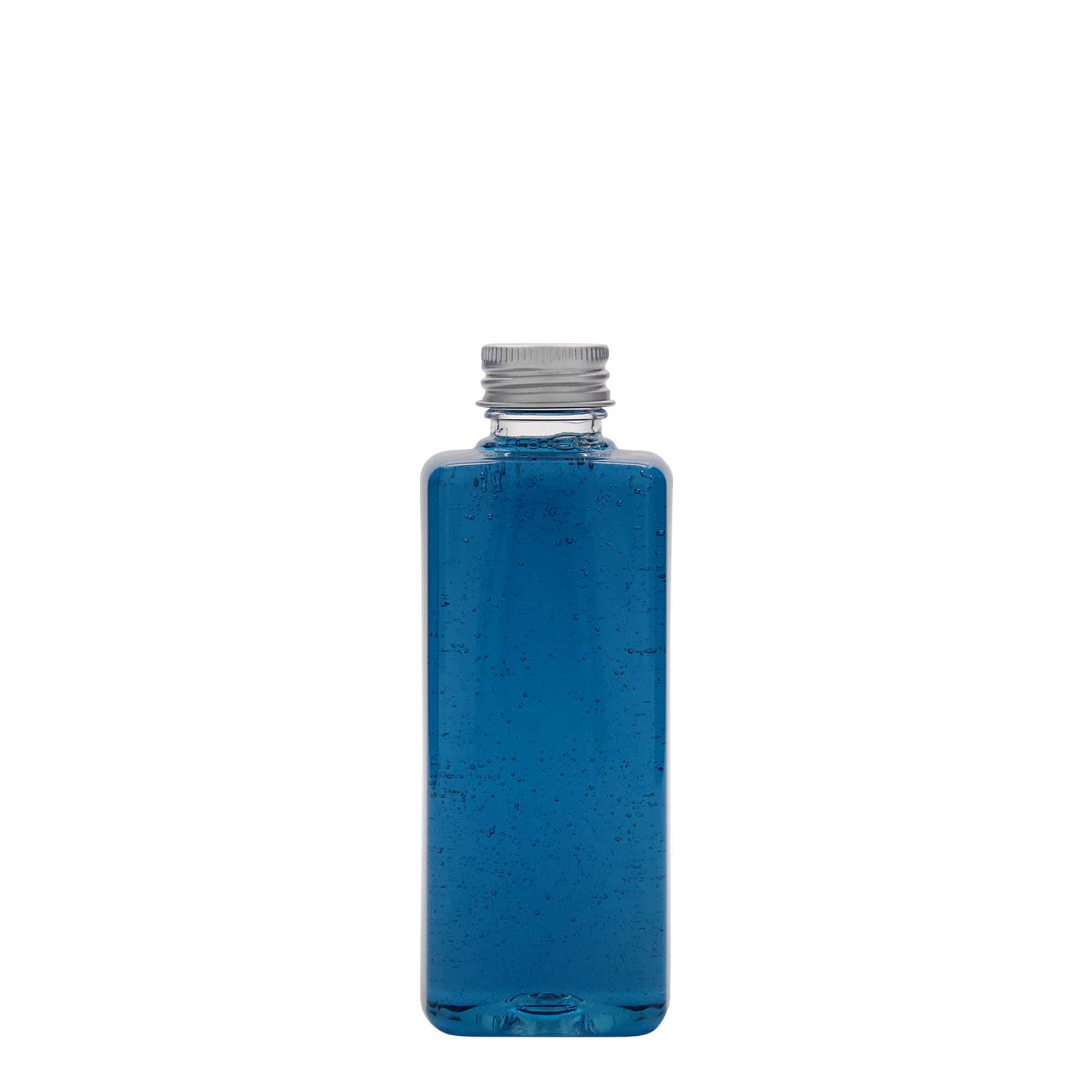 200 ml PET-fles 'Karl', vierkant, kunststof, hals: 24/410