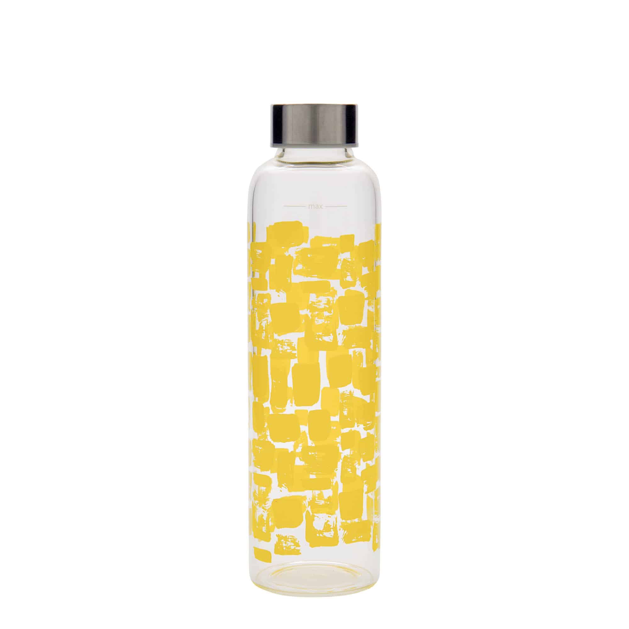 500 ml drinkfles 'Perseus - Gele Rechthoeken', opening: schroefdop