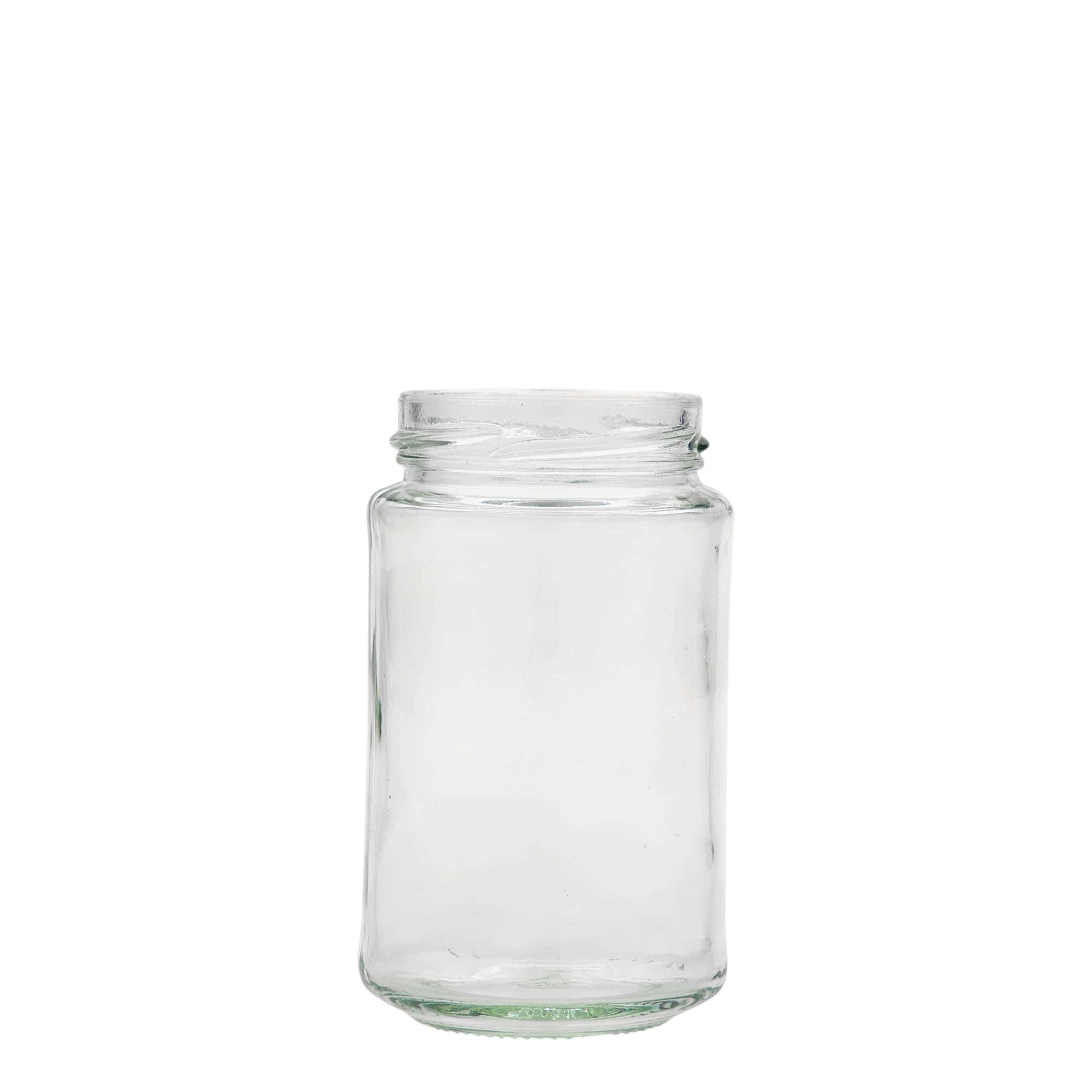 Hoge ronde pot, 250 ml, monding: twist-off (TO 58) Hoge ronde pot, 250 ml, monding: twist-off (TO 58)