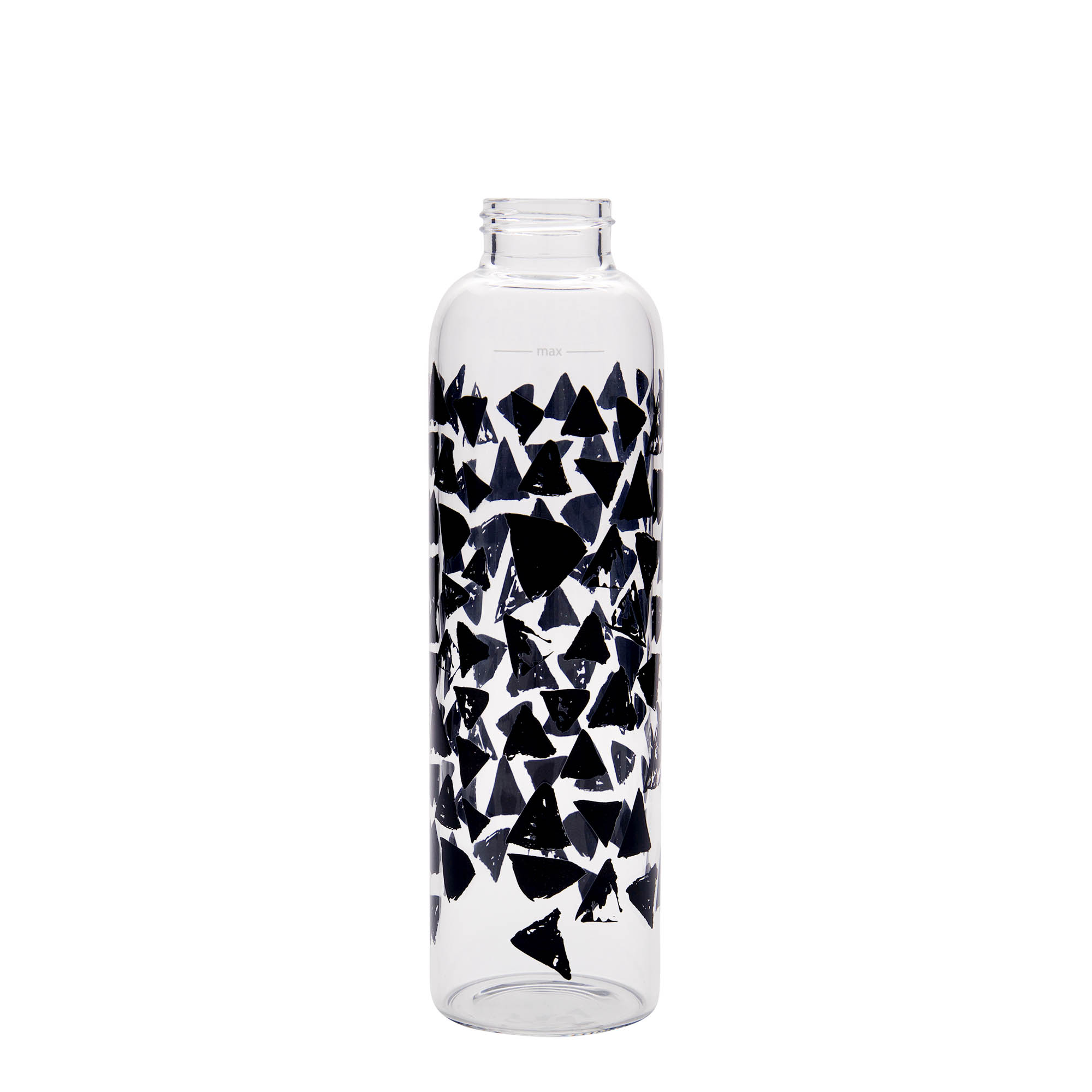 500 ml drinkfles 'Perseus - Zwarte Driehoeken', opening: schroefdop 500 ml drinkfles 'Perseus - Zwarte Driehoeken', opening: schroefdop