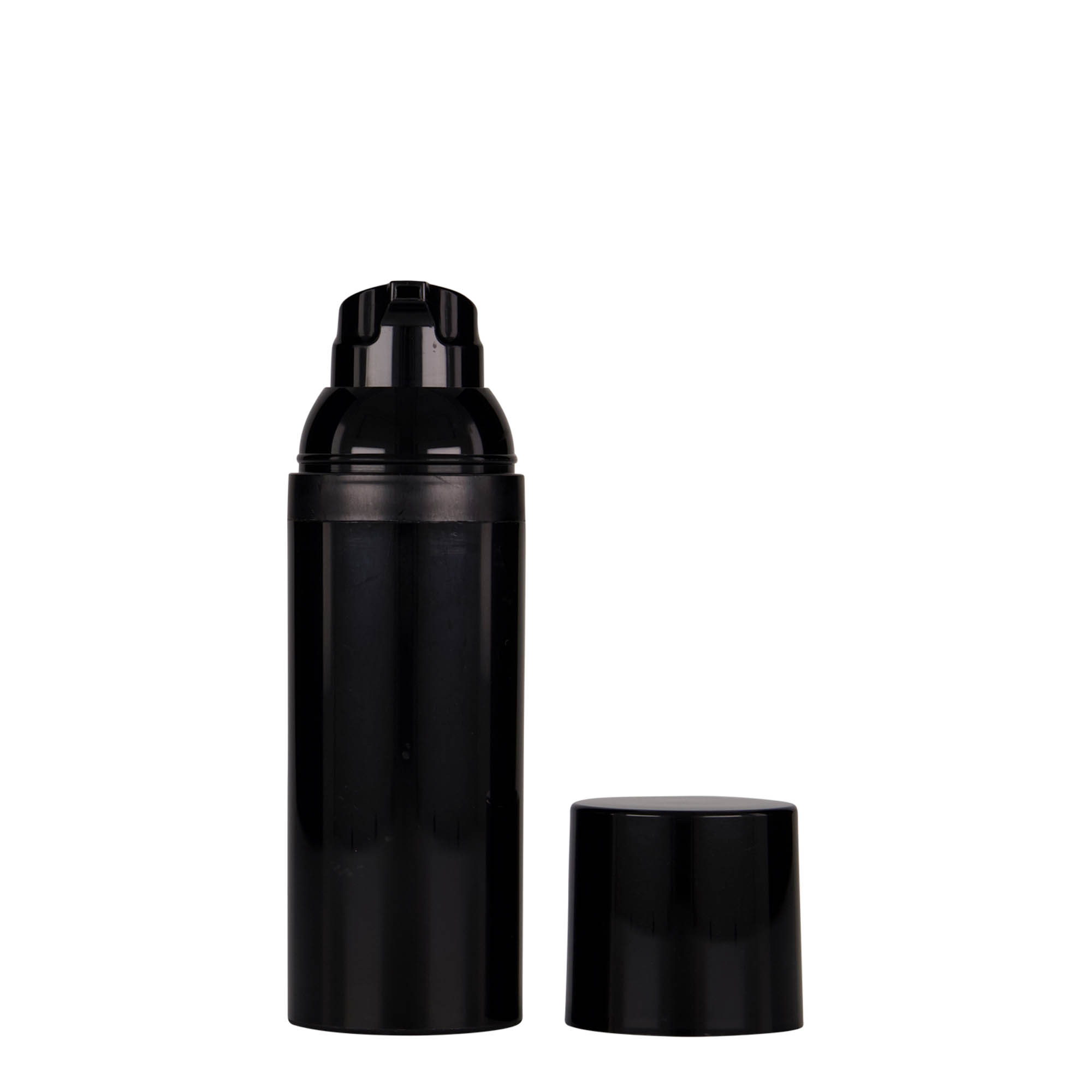 50 ml Airless Dispenser 'Mezzo', PP-kunststof, zwart 50 ml Airless Dispenser 'Mezzo', PP-kunststof, zwart