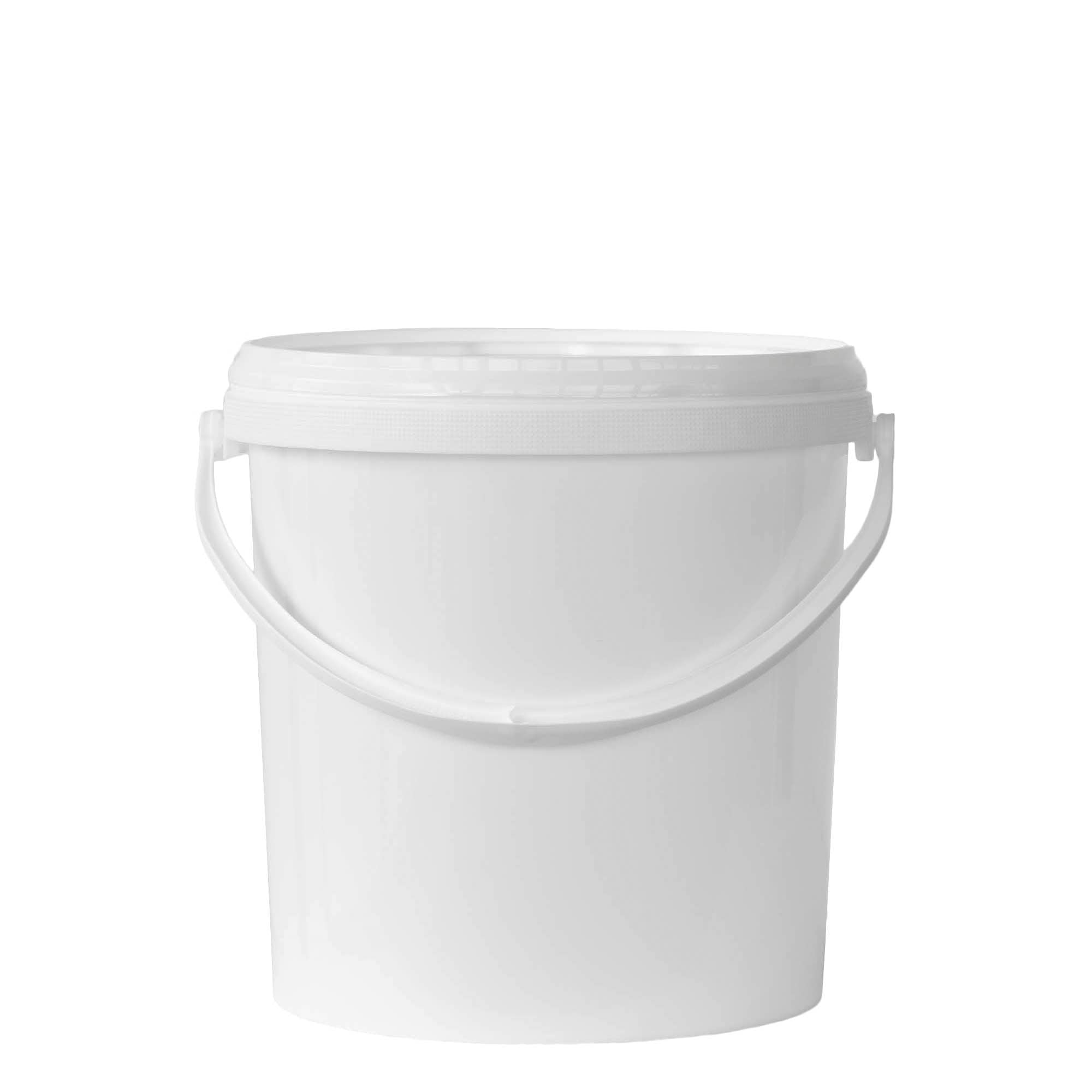 Emmer, 10 l, PP-kunststof, wit