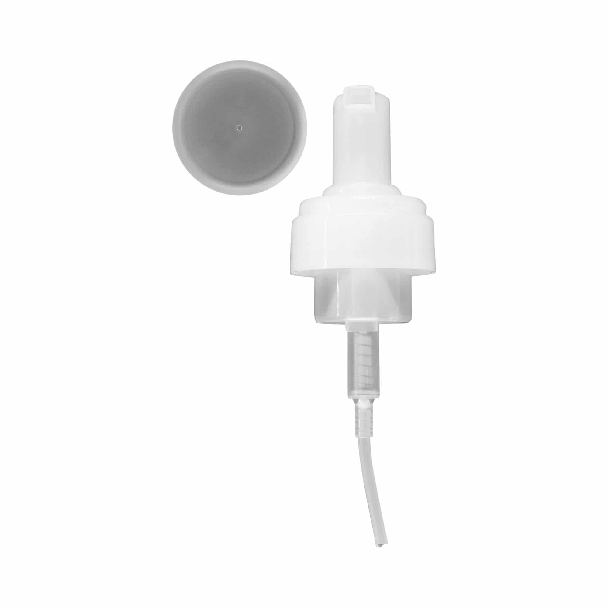 Dispenser 100 ml 'Foamer', PP-kunststof, wit, voor opening: schroefdop