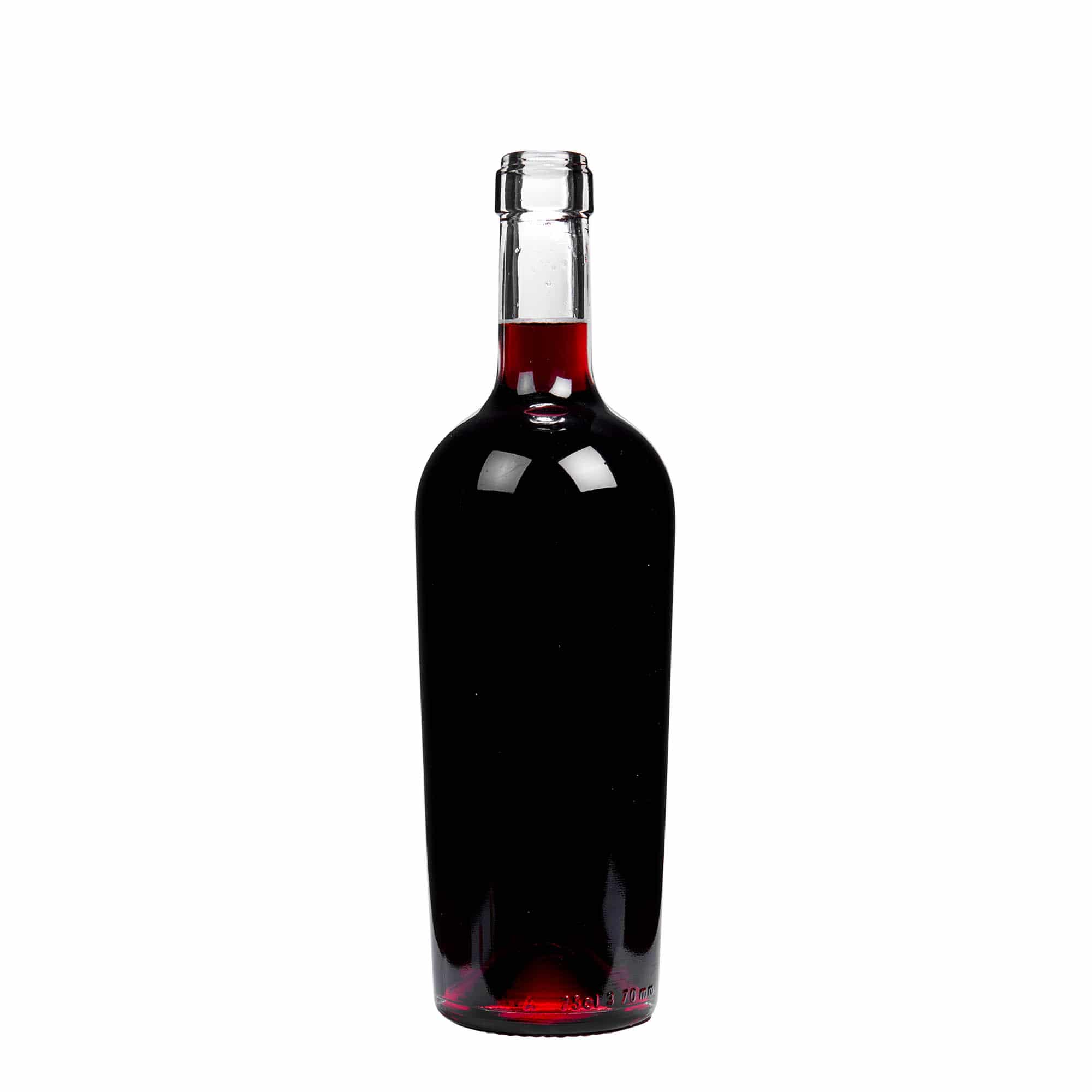 750 ml wijnfles 'Imperiale', hals: kurk