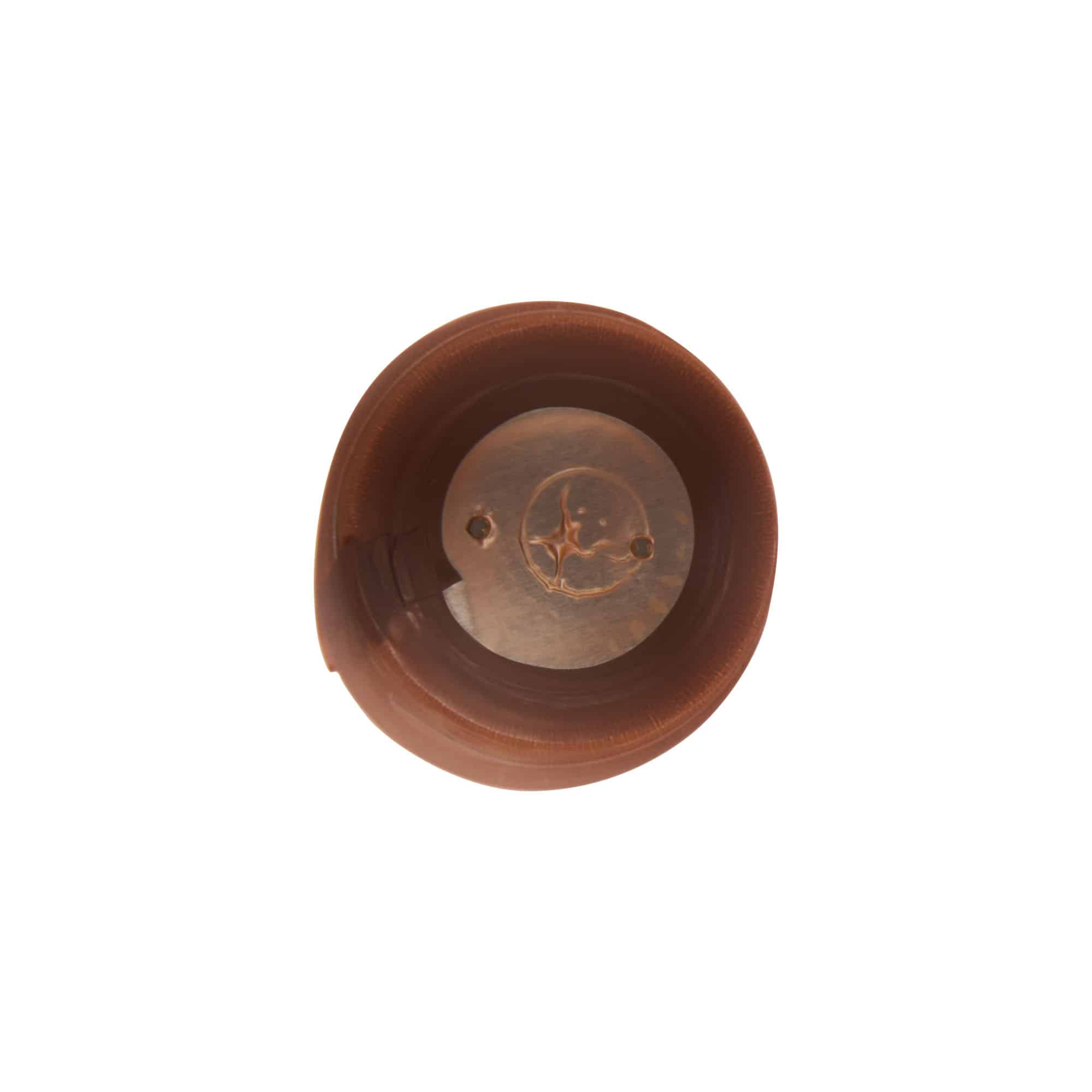 Krimpkous 32x41, PVC-kunststof, brons