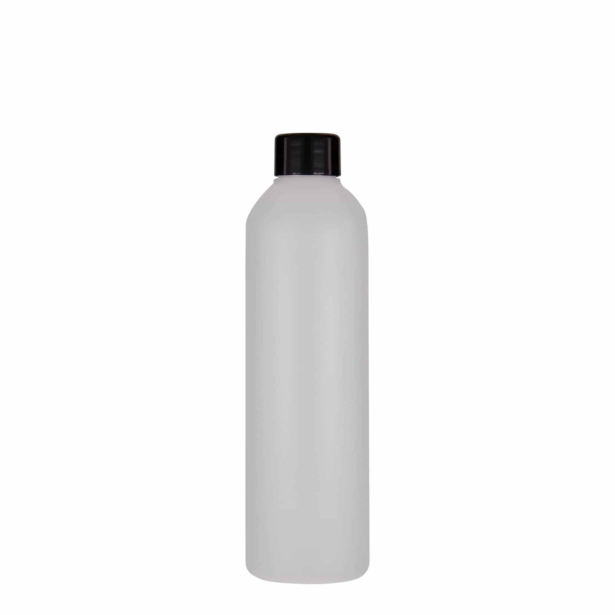 Plastic fles 'Tuffy', 250 ml, HDPE, naturel, monding: GPI 24/410