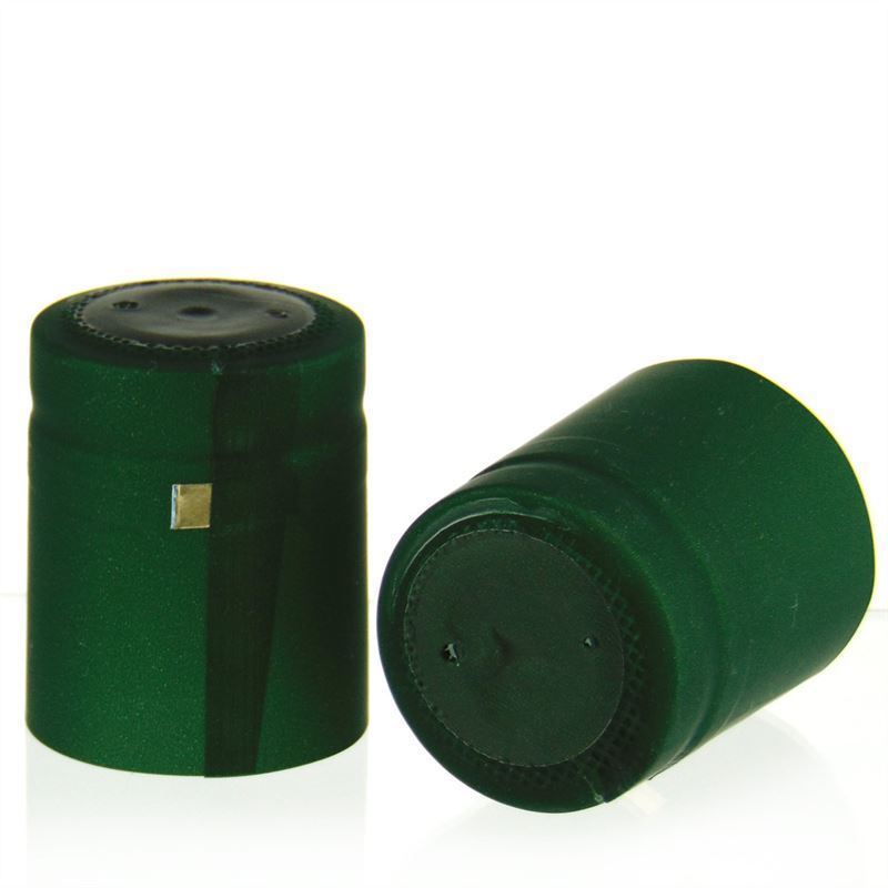 Krimpcapsule 32x41, pvc-kunststof, donkergroen
